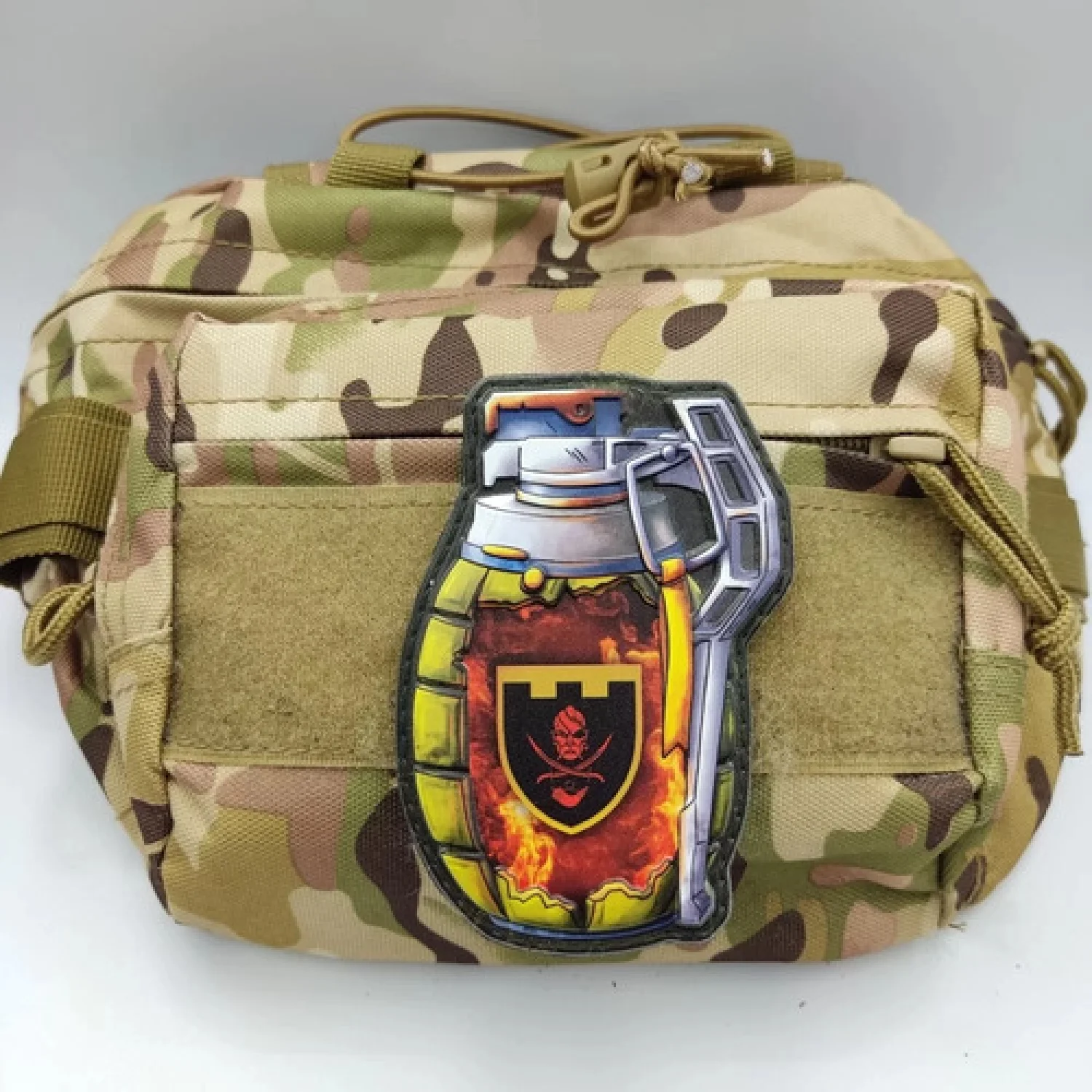 Шеврон граната ТрО 129 бригади ЗСУ