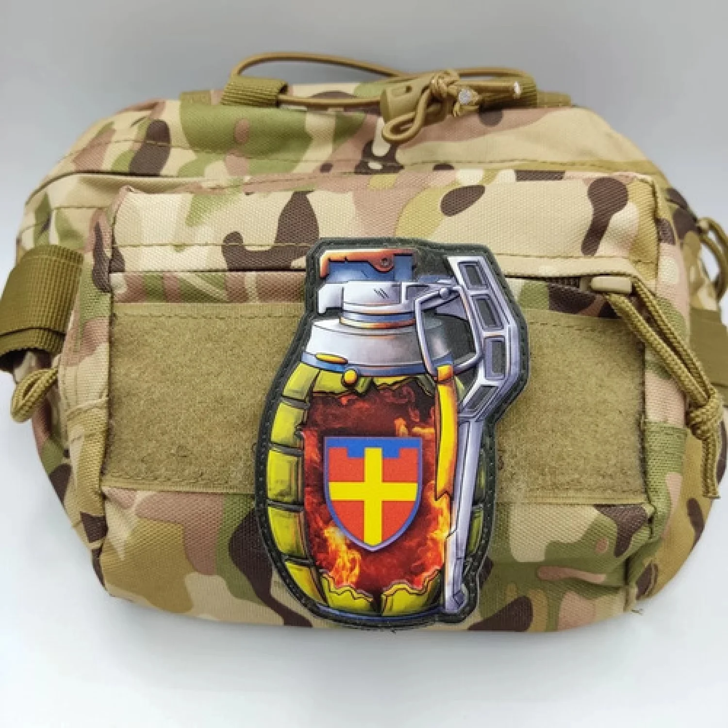 Шеврон граната ТрО 115 бригади ЗСУ Житомир