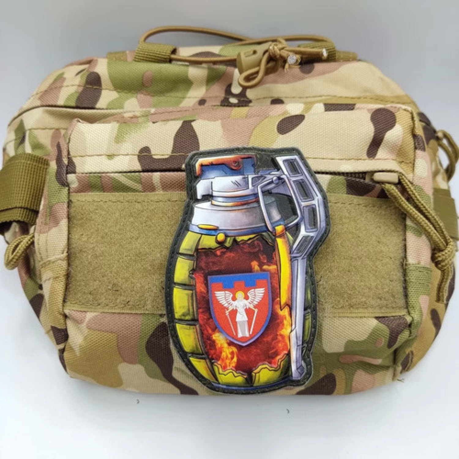 Шеврон граната ТрО 114 бригади ЗСУ Київ