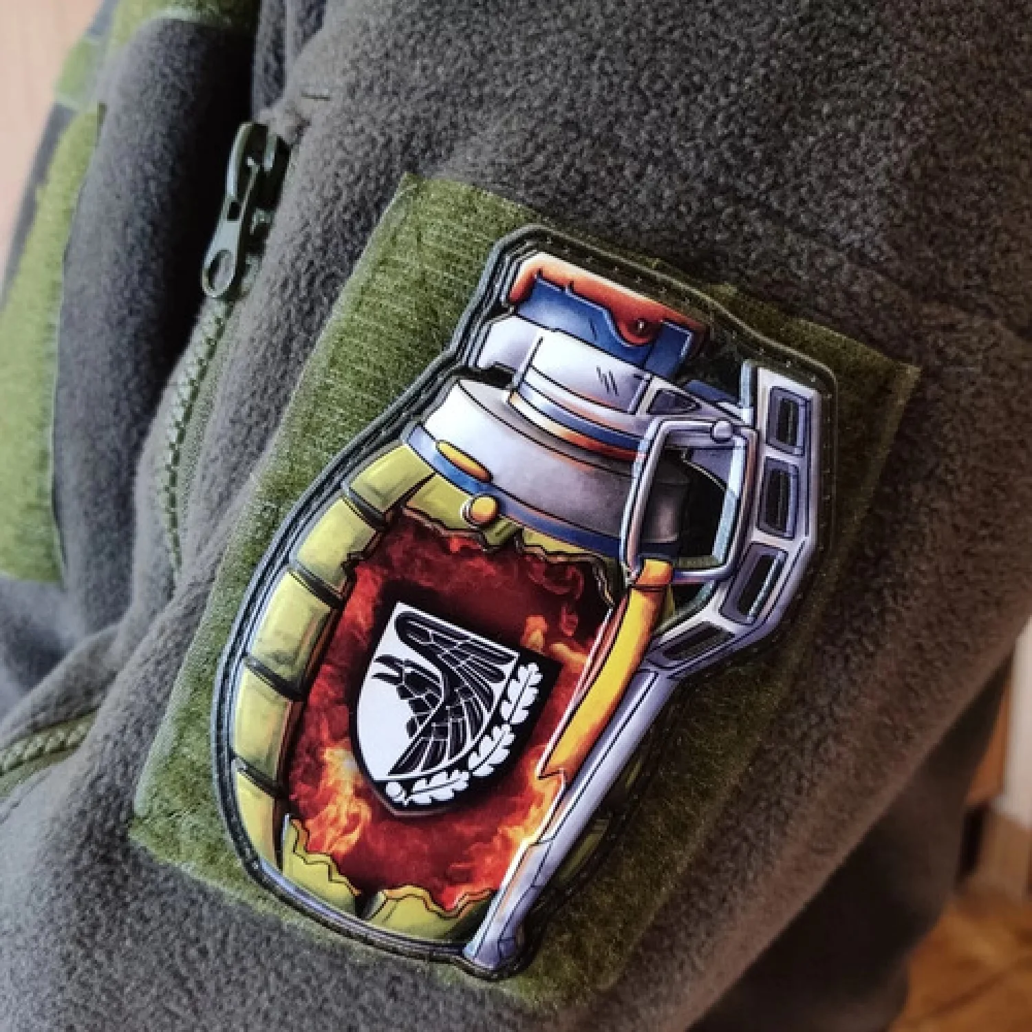 Шеврон граната 93 окрема механізована бригада ОК Схід