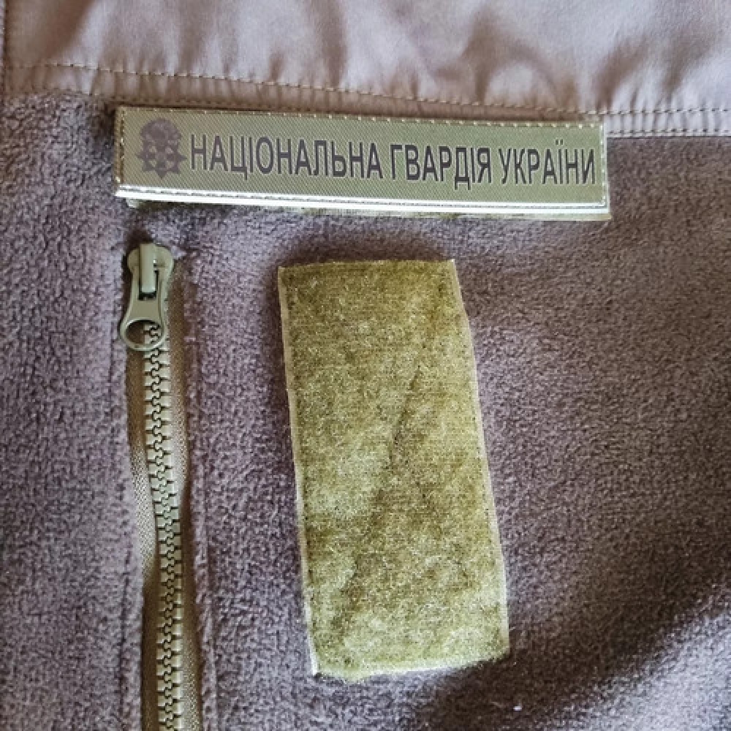 Військовий шеврон Національна Гвардія України ЗСУ темна олива