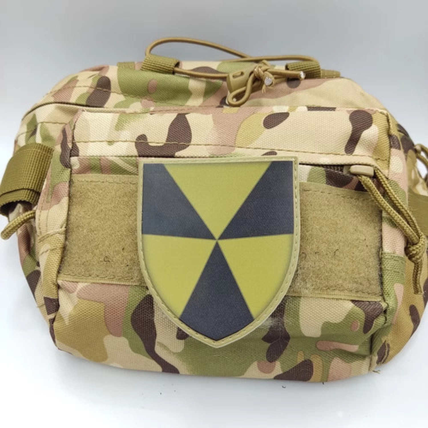 Шеврон ЗСУ 74 окремий полк РХБЗ сухопутних військ олива