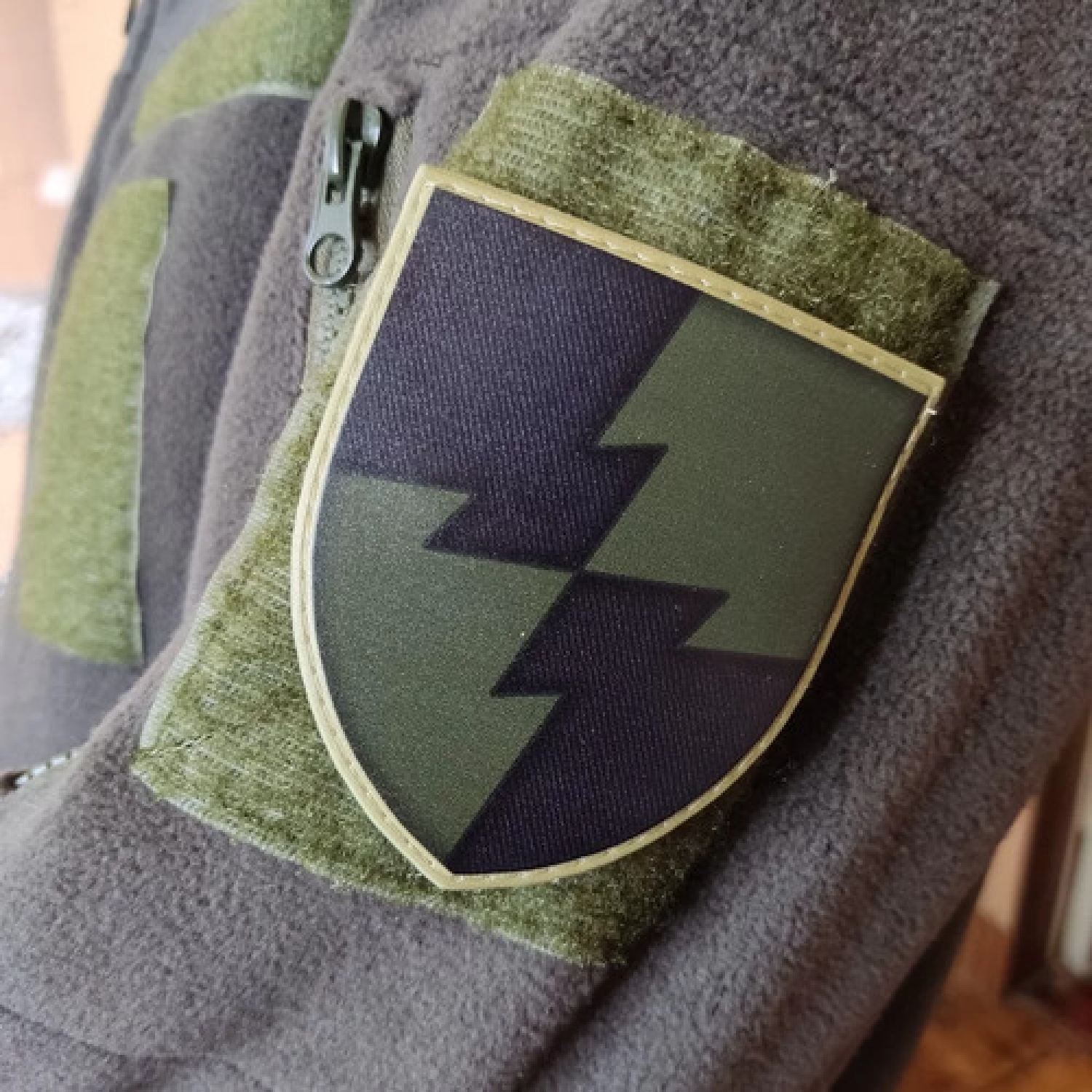 Шеврон ЗСУ 1 окремий польовий Проскурівський вузол зв'язку олива