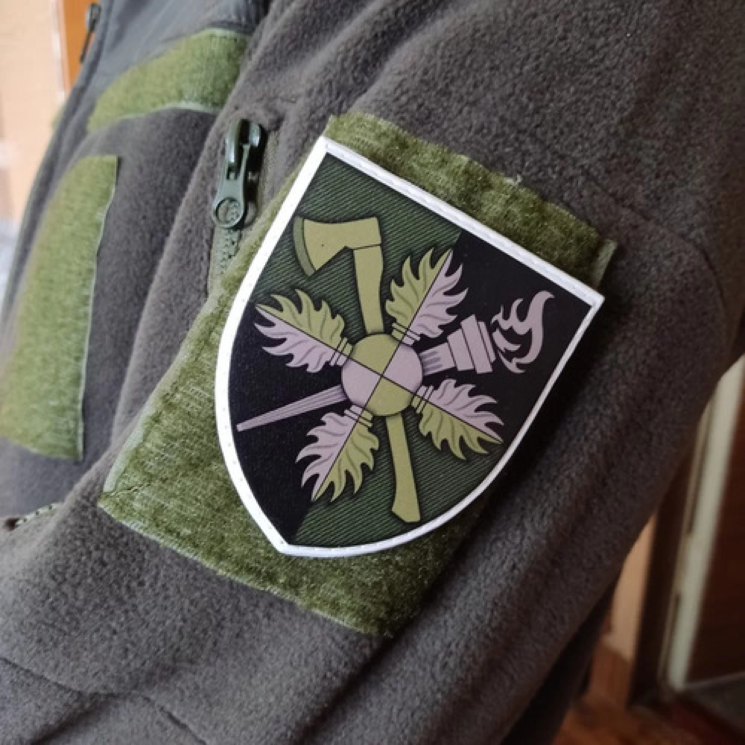 Шеврон ЗСУ 143 об'єднаний навчально-тренувальний центр олива