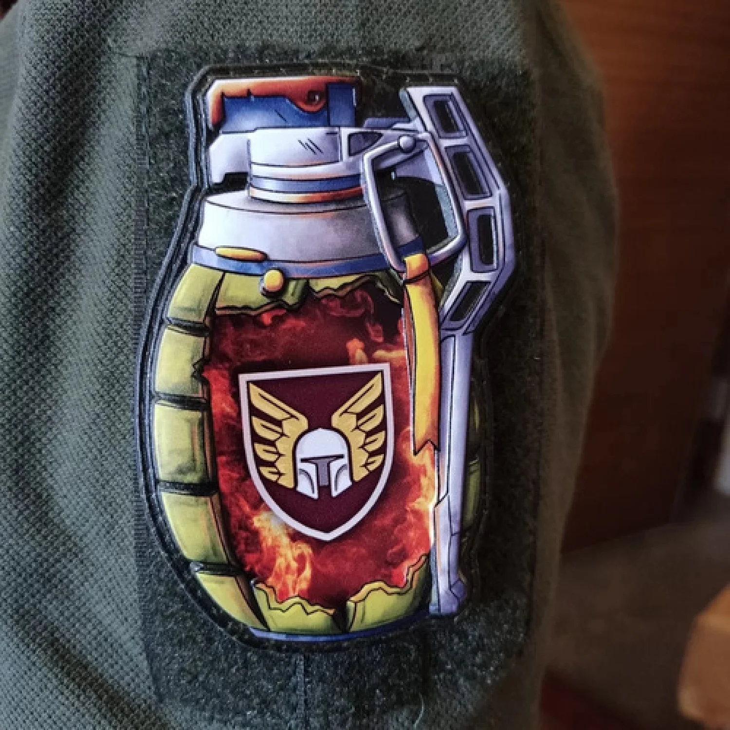 Шеврон граната 46 ОАэмбр