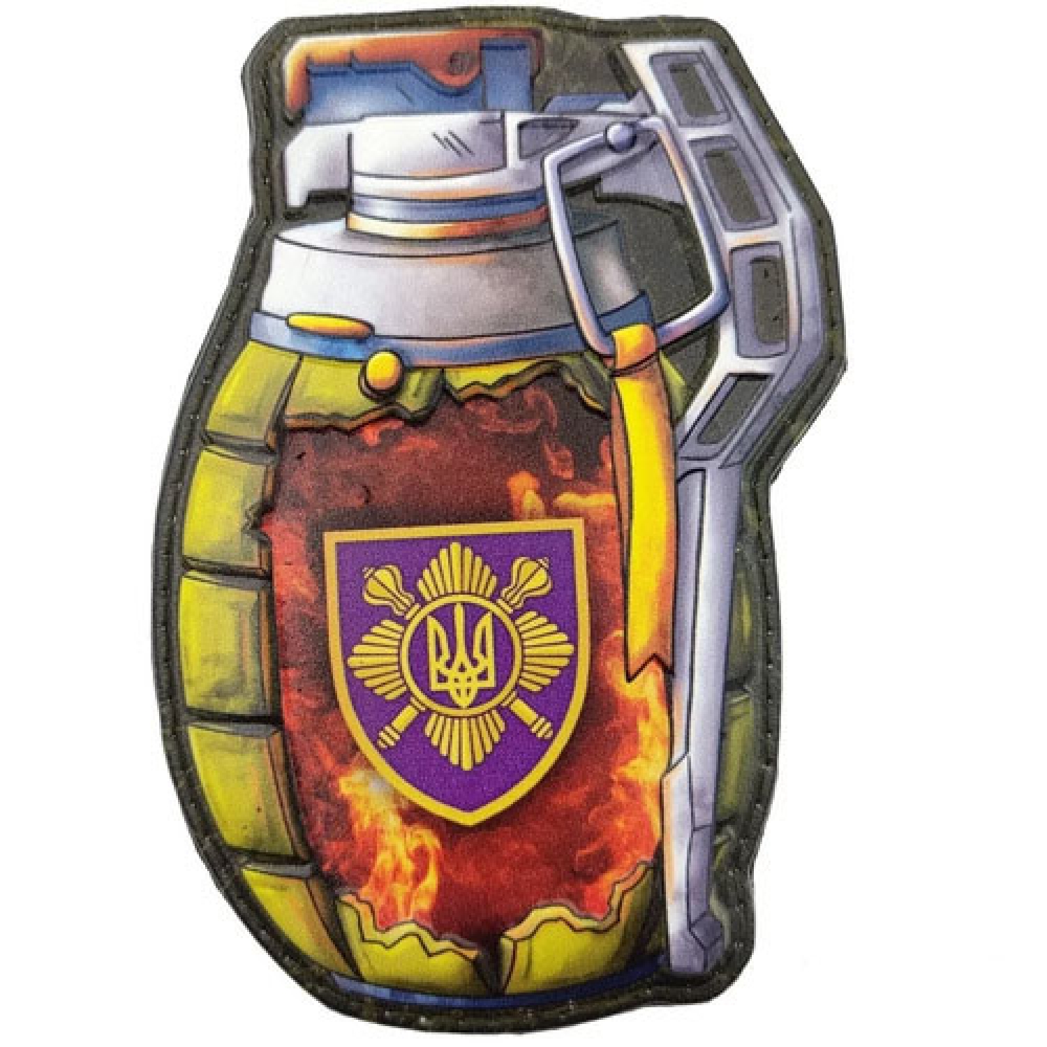 Шеврон граната ОПБр