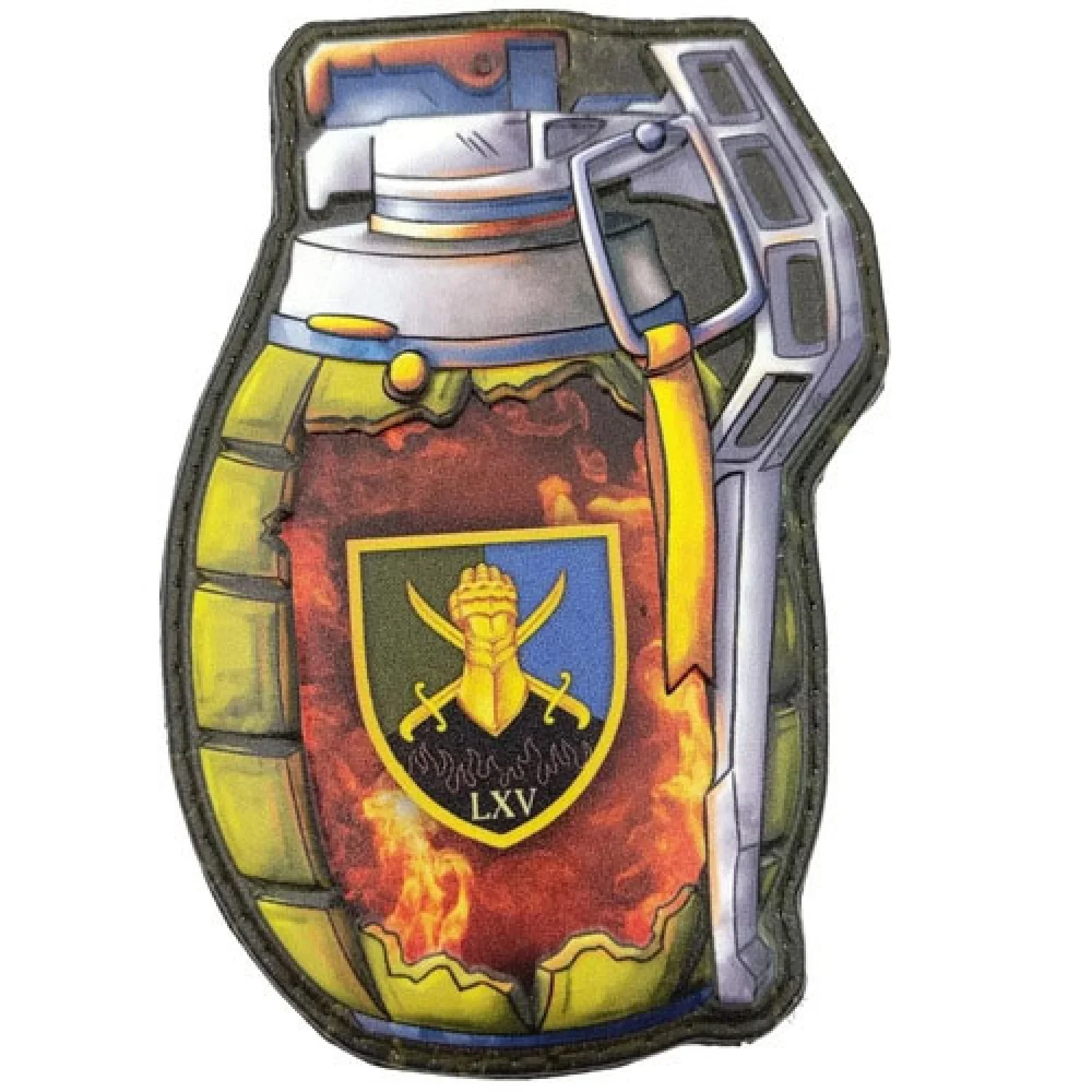 Шеврон граната 65 ОМБр