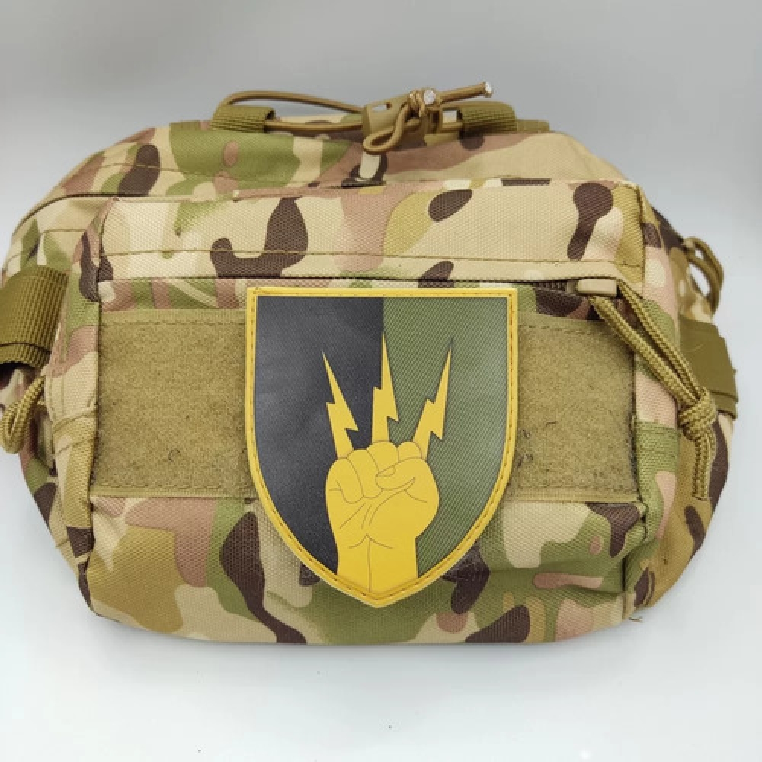 Шеврон ЗСУ 76 окремий полк зв'язку та радіотехнічного забезпечення олива