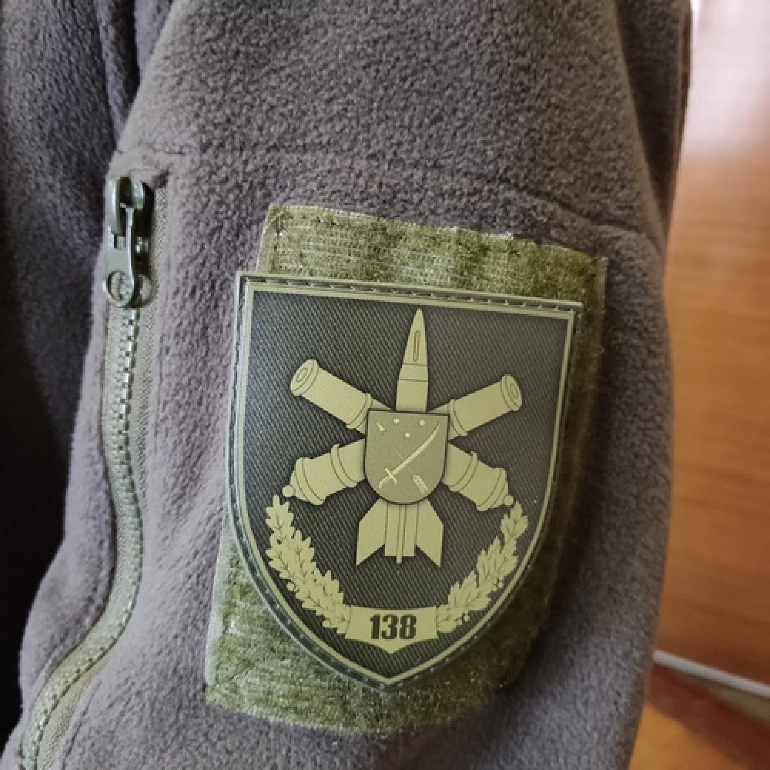 Шеврон ЗСУ 138 зенітна ракетна бригада олива