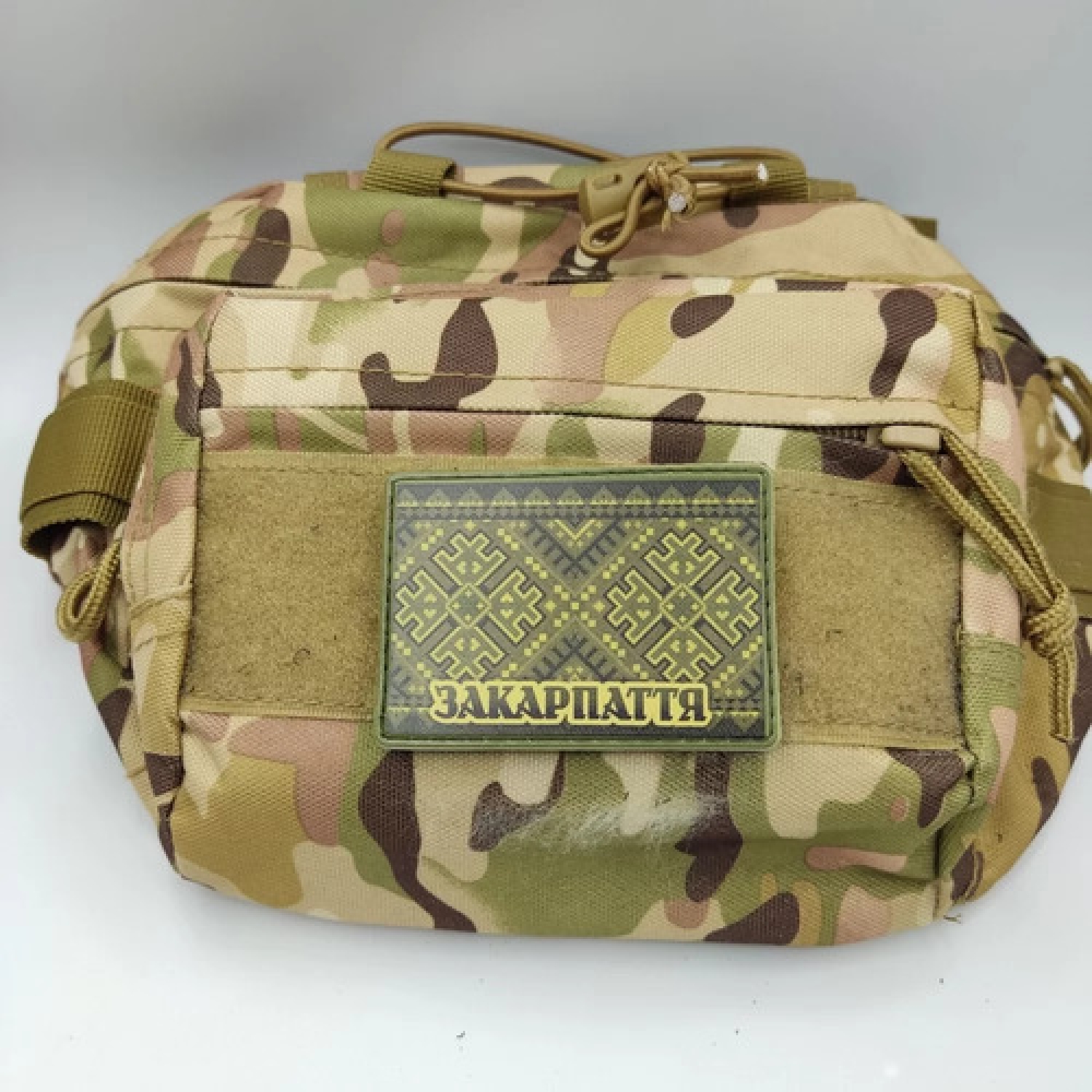 Шеврон Вышивка Закарпатье олива