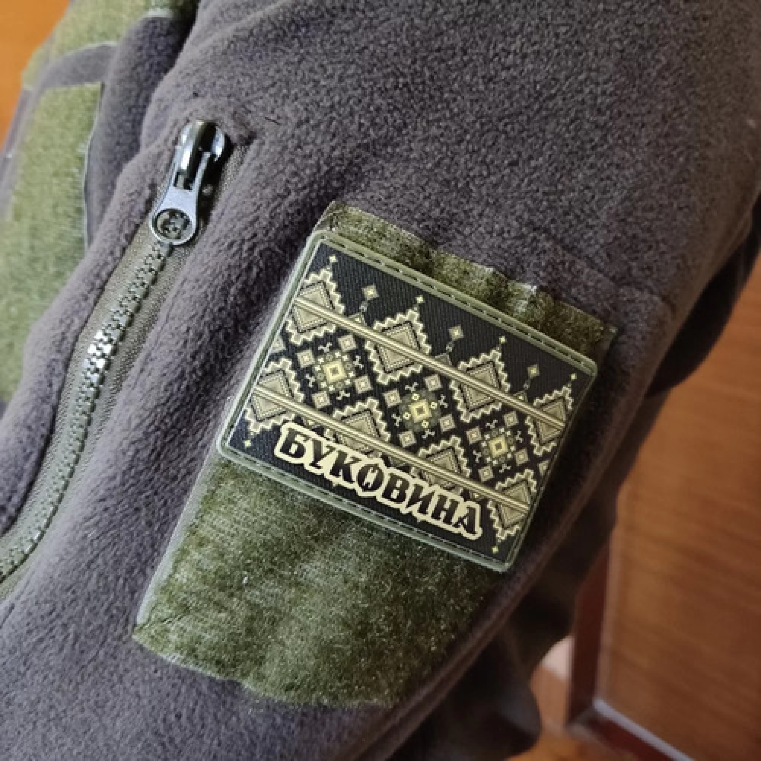 Шеврон Вышивка Буковина олива