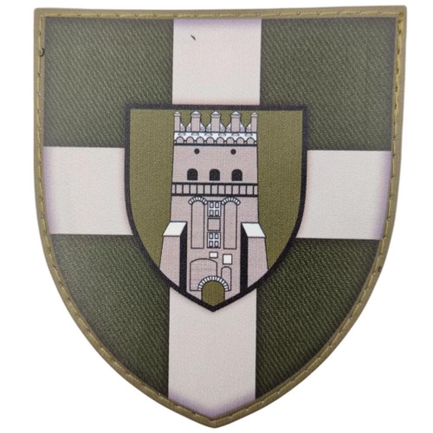 Шеврон ЗСУ 100 ОМБр олива