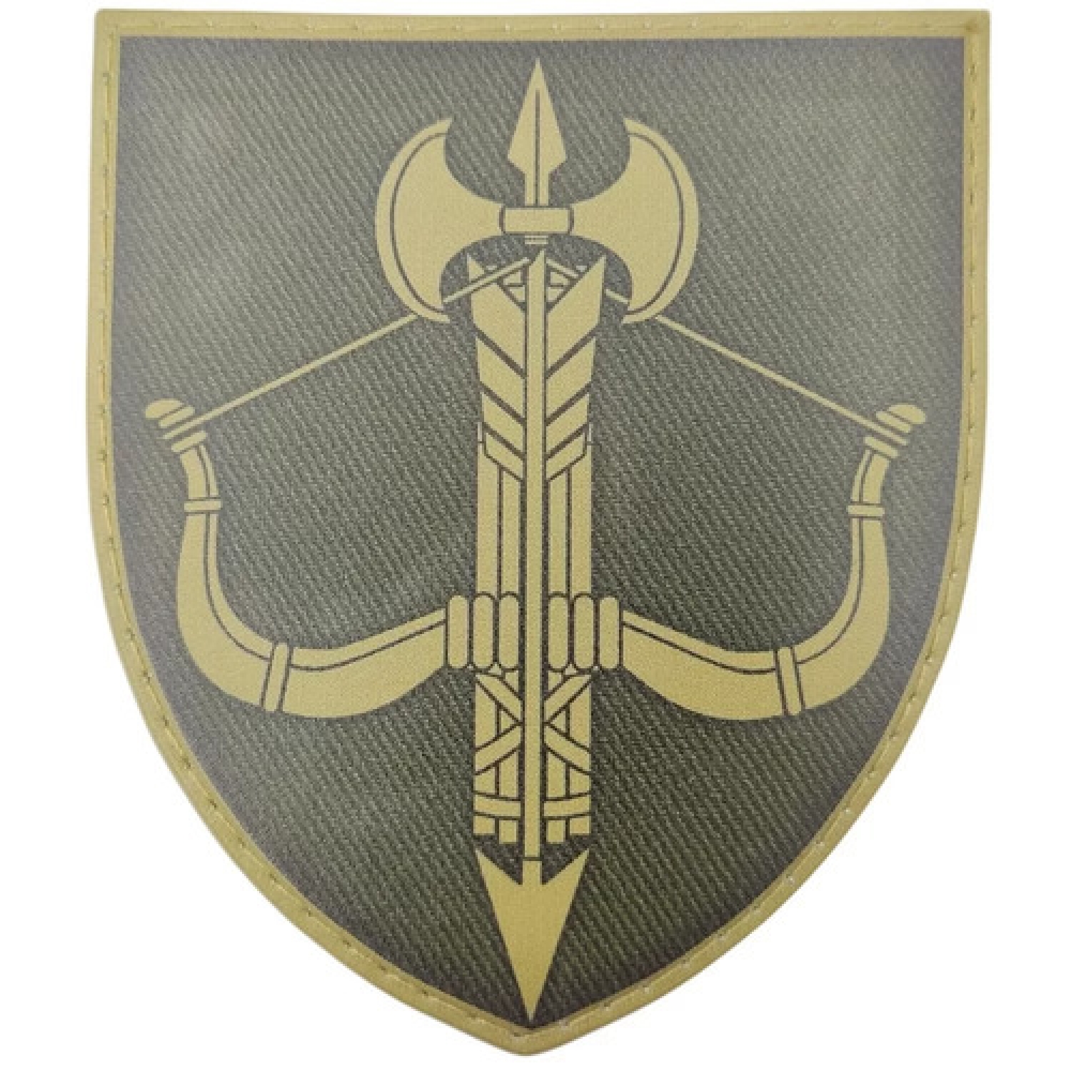 Шеврон ЗСУ в/ч а7177 військова служба правопорядку олива