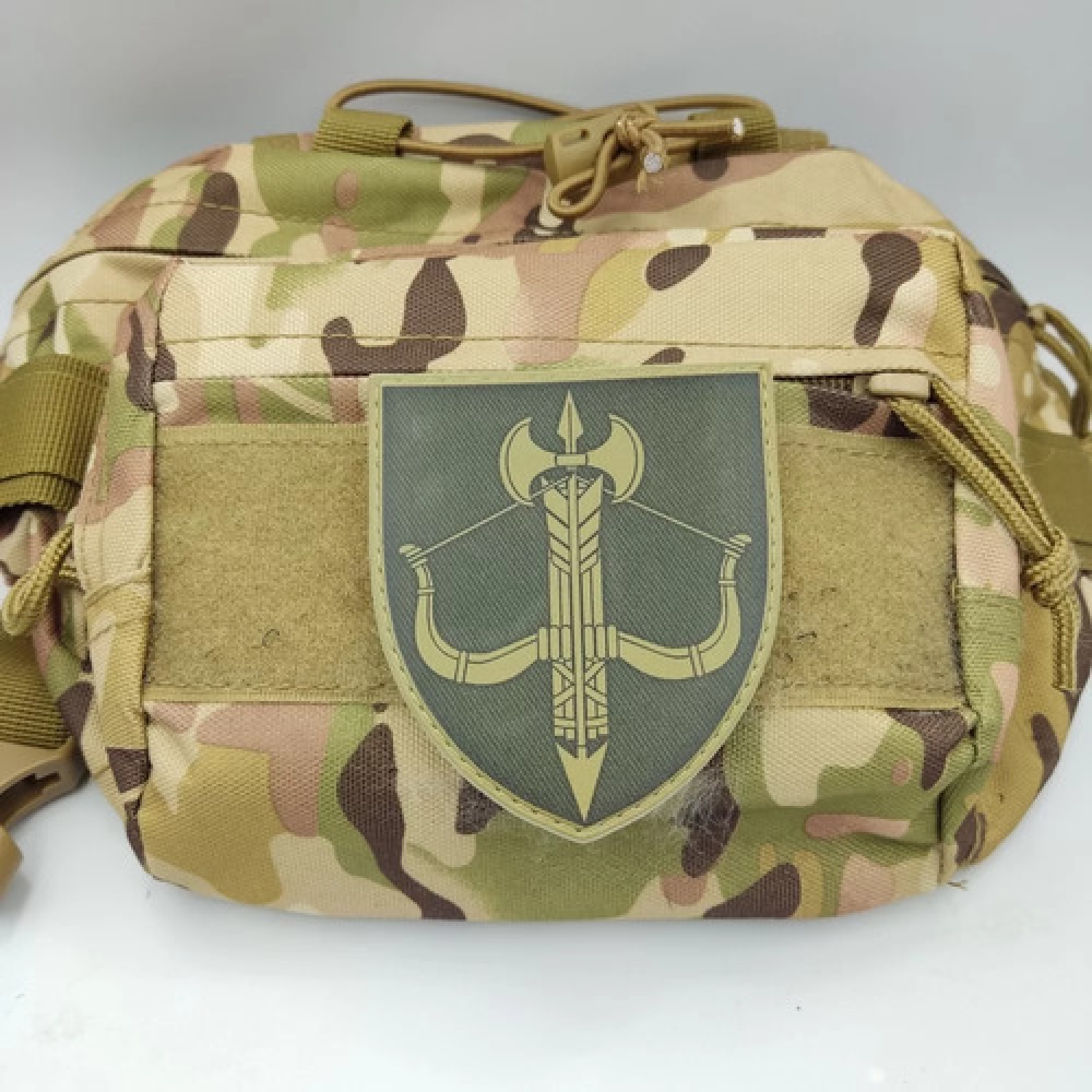 Шеврон ЗСУ в/ч а7177 військова служба правопорядку олива