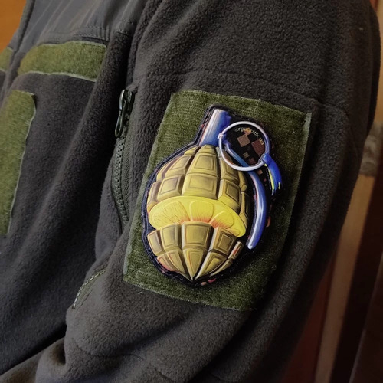 Шеврон Граната Лимонка об'ємний