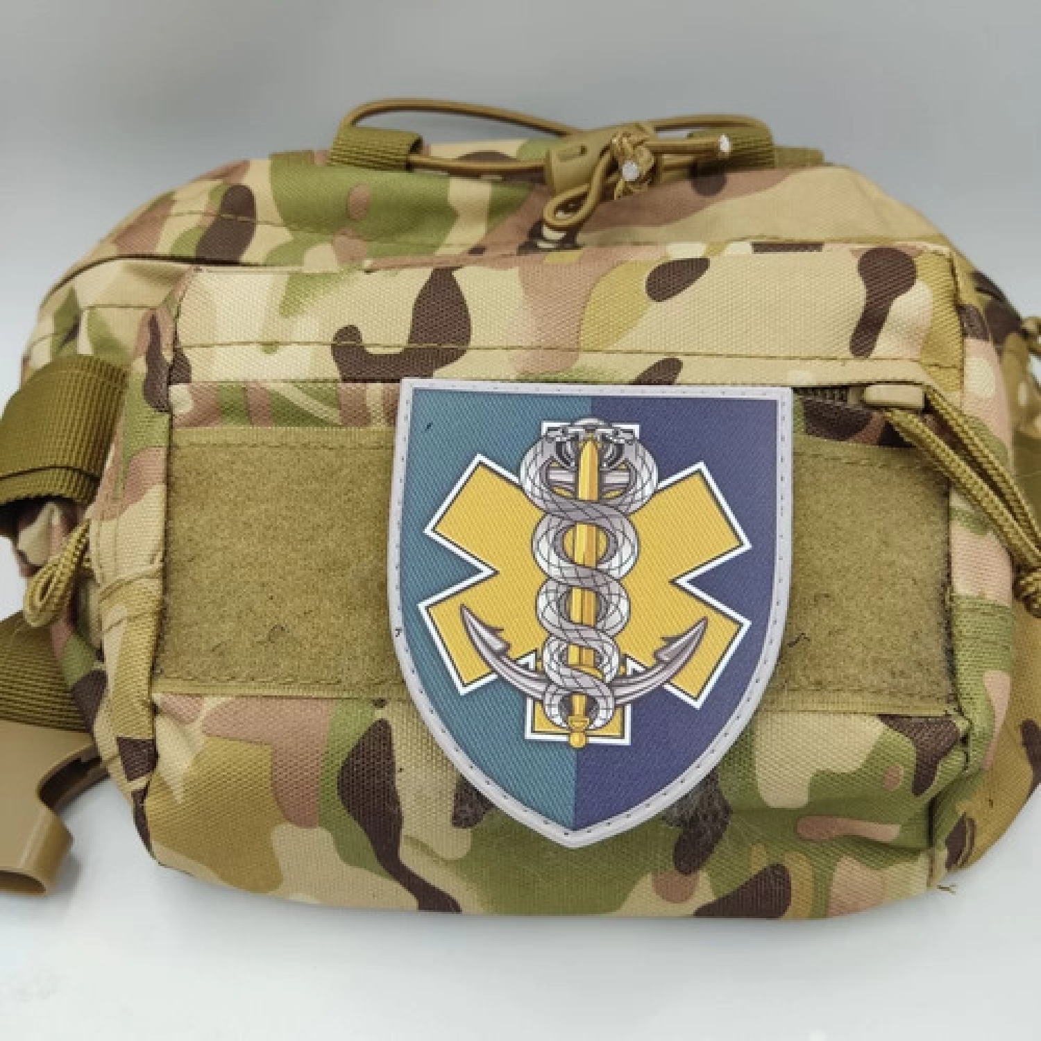 Шеврон ВСУ медицинская служба 36 бригады ОБрМП