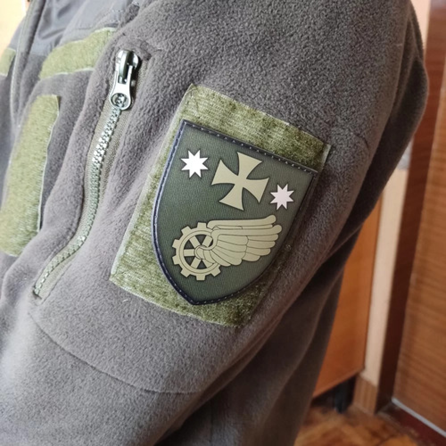 Шеврон ВСУ 36 отдельная путевосстановительная конотопская бригада олива