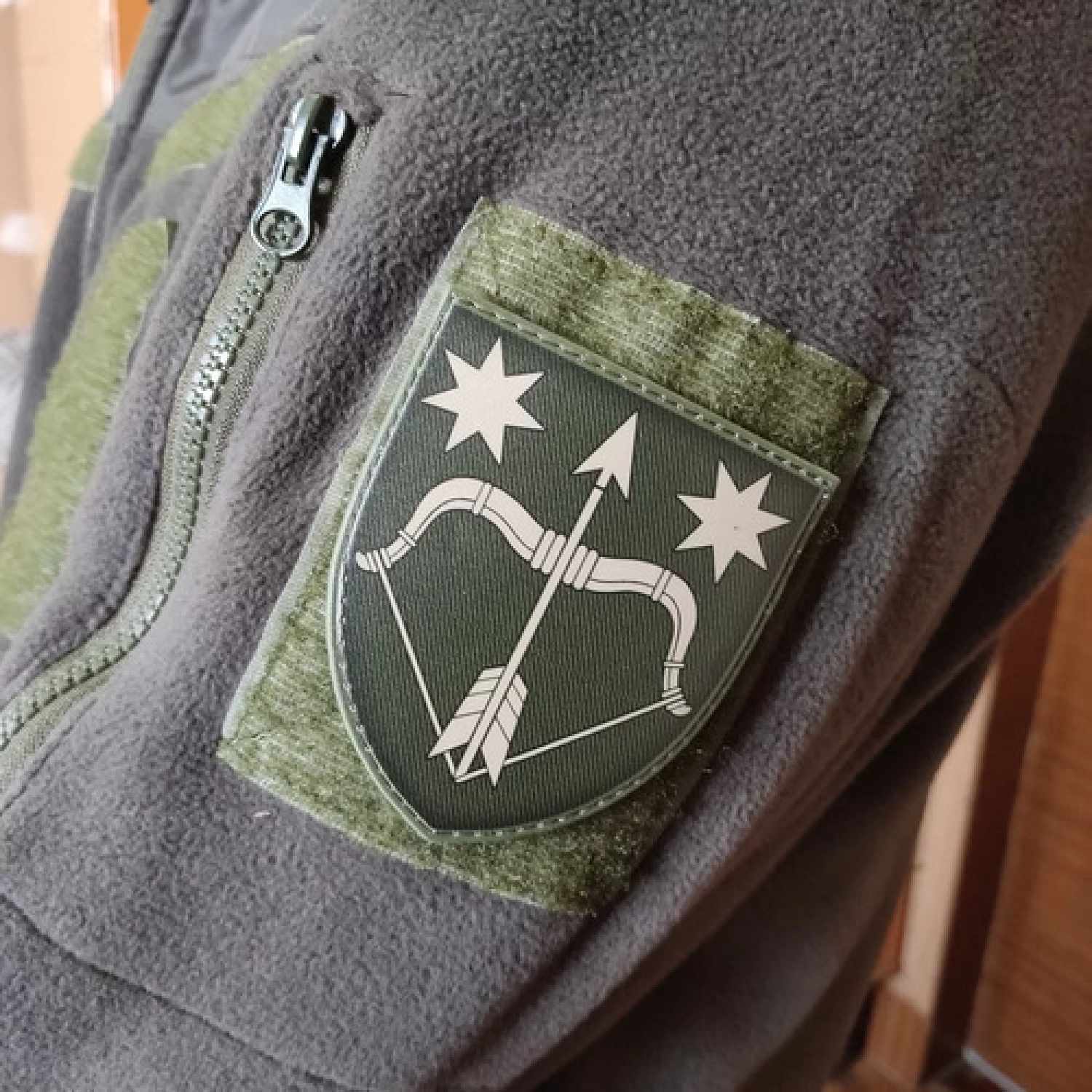 Шеврон ЗСУ 225 ЗРП олива