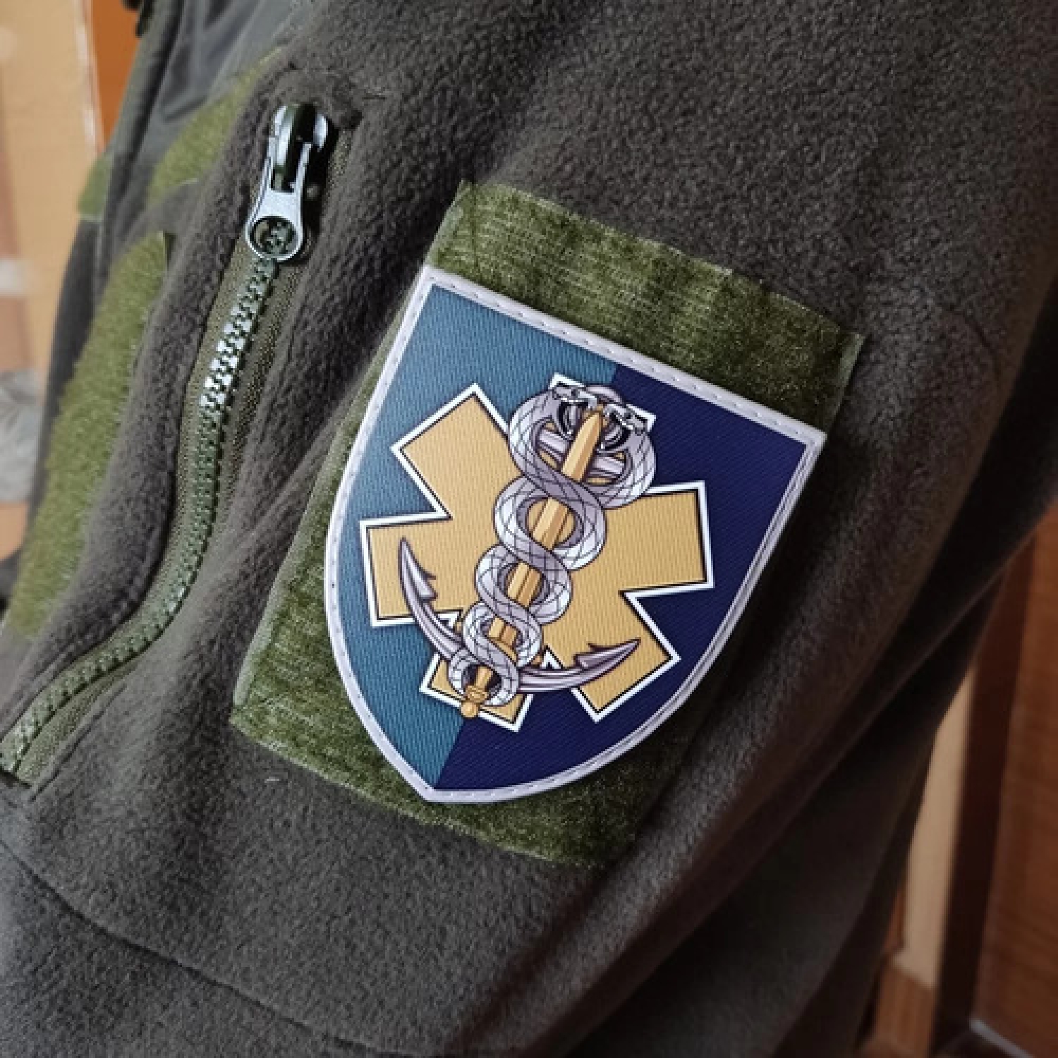 Шеврон ВСУ медицинская служба 36 бригады ОБрМП