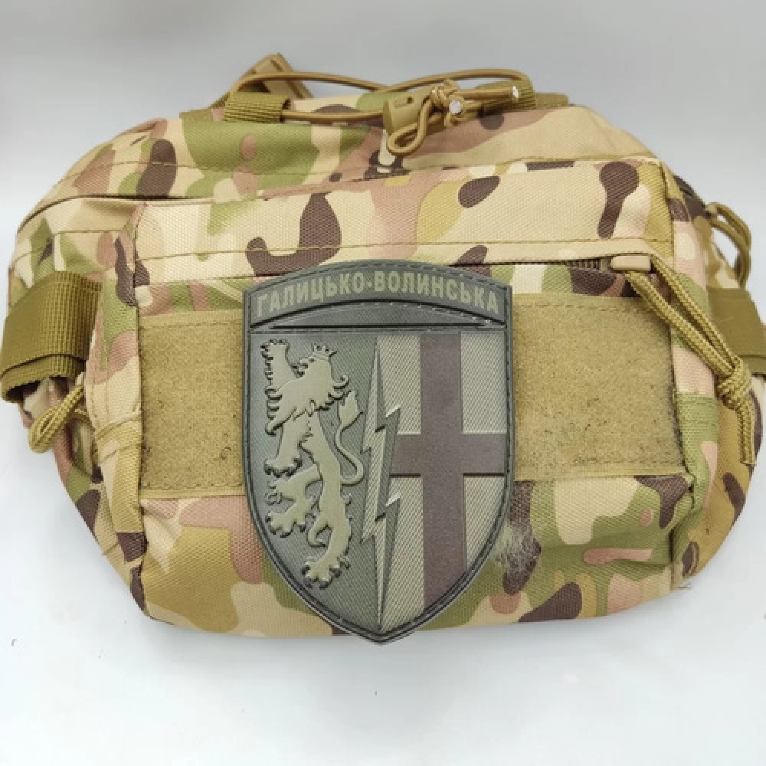 Шеврон ВСУ 1 радиотехническая бригада Галицко-Волынское олива