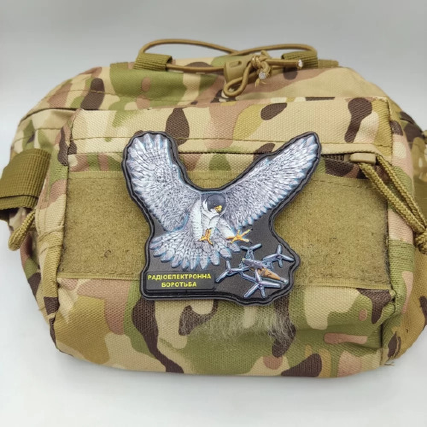 Шеврон Птах і напис Радіоелектронна боротьба