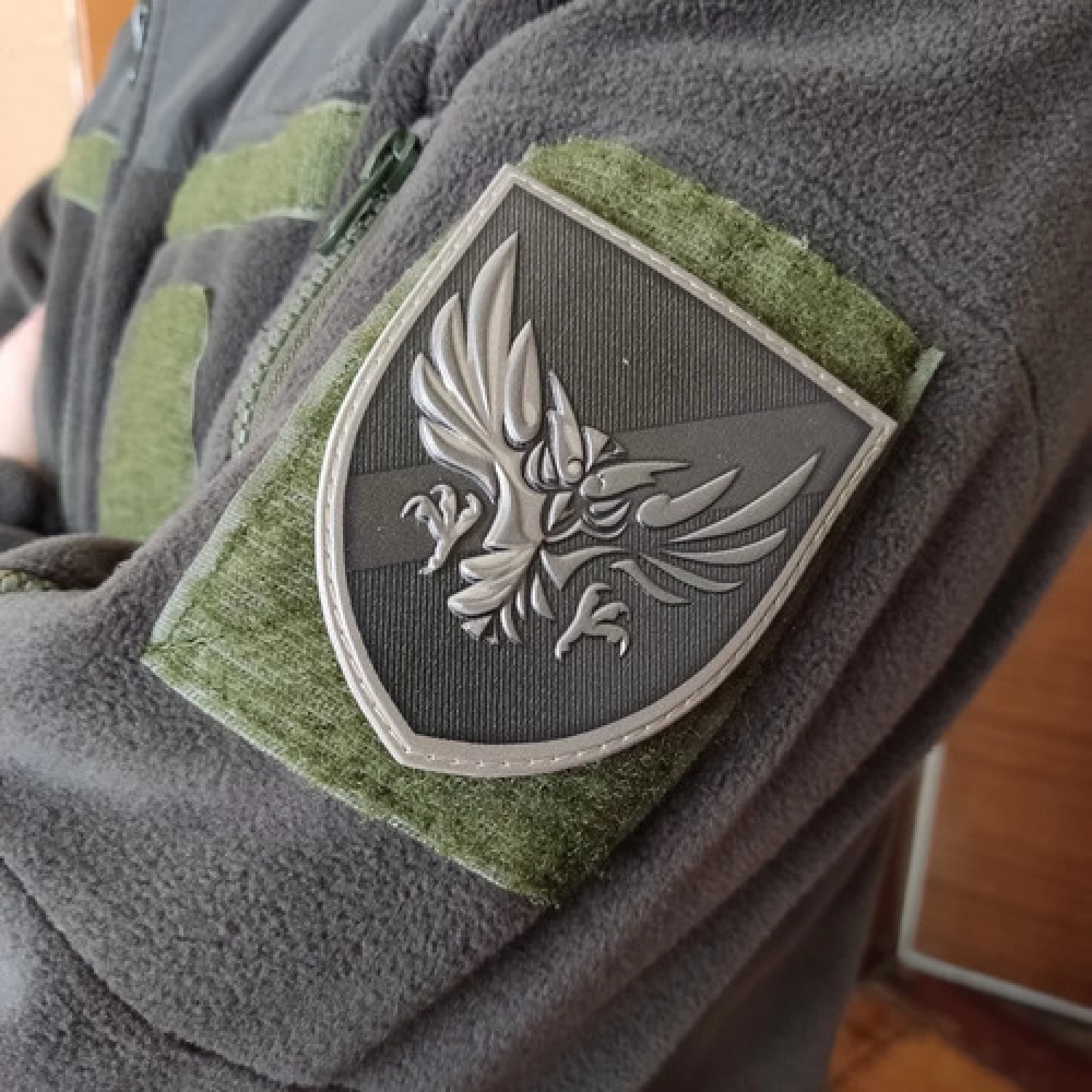 Шеврон ЗСУ МП А4768 олива