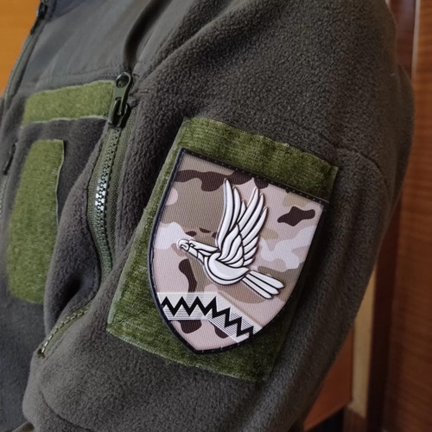 Шеврон ЗСУ 10 ОШБ у складі 59 Окремої штурмової бригади безпілотних систем мультикам