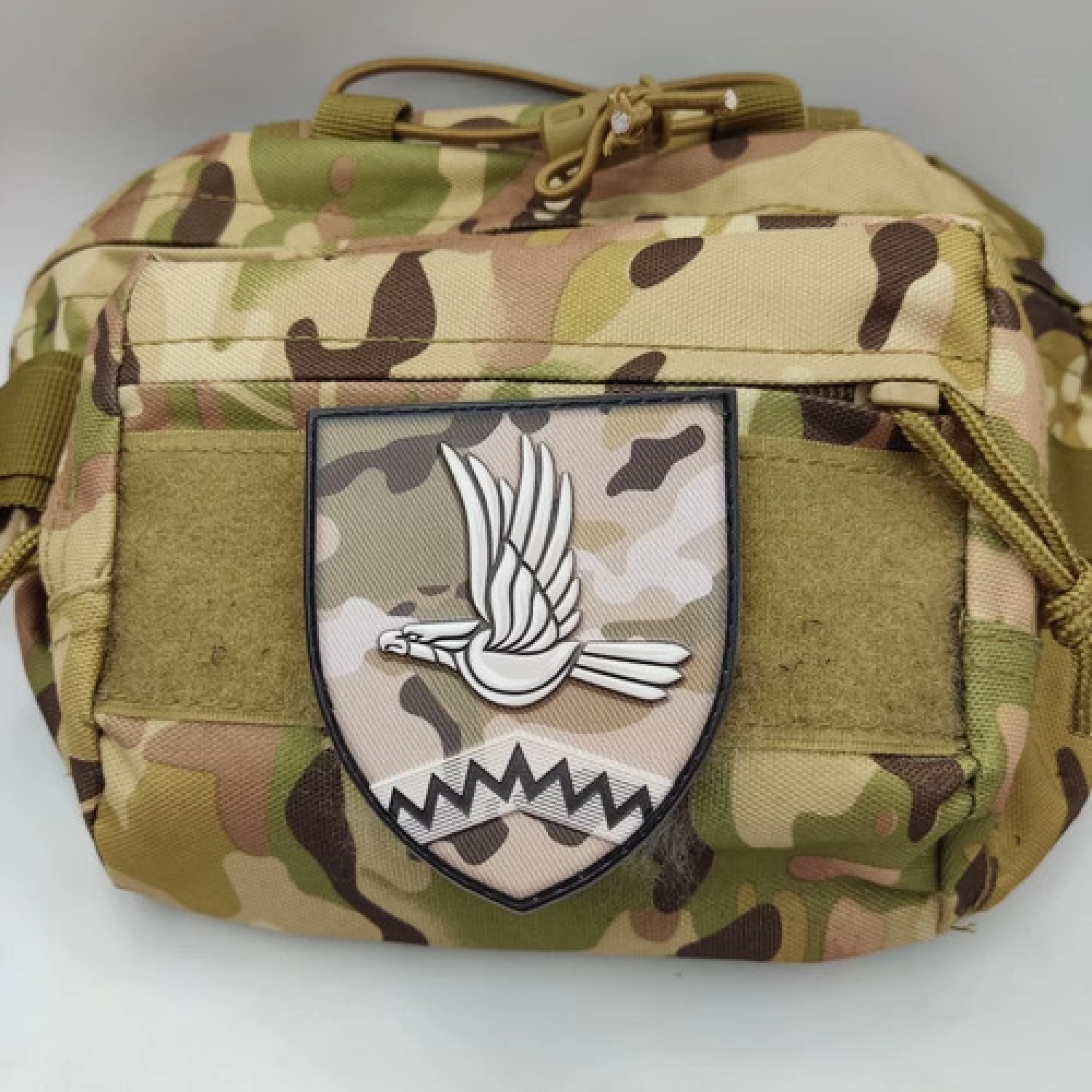 Шеврон ЗСУ 10 ОШБ у складі 59 Окремої штурмової бригади безпілотних систем мультикам