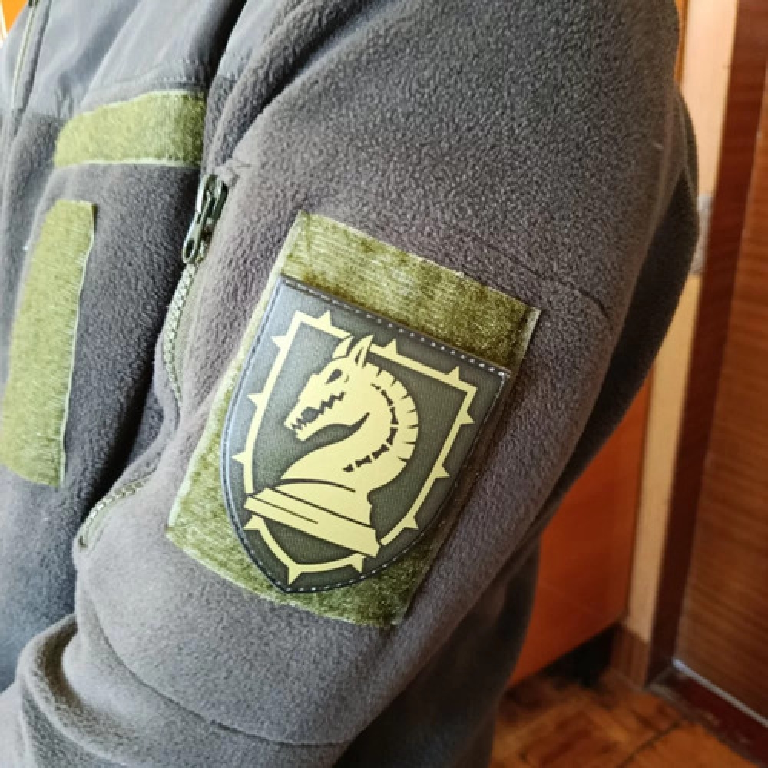 Шеврон ВСУ 47 отдельная механизированная бригада щиток олива