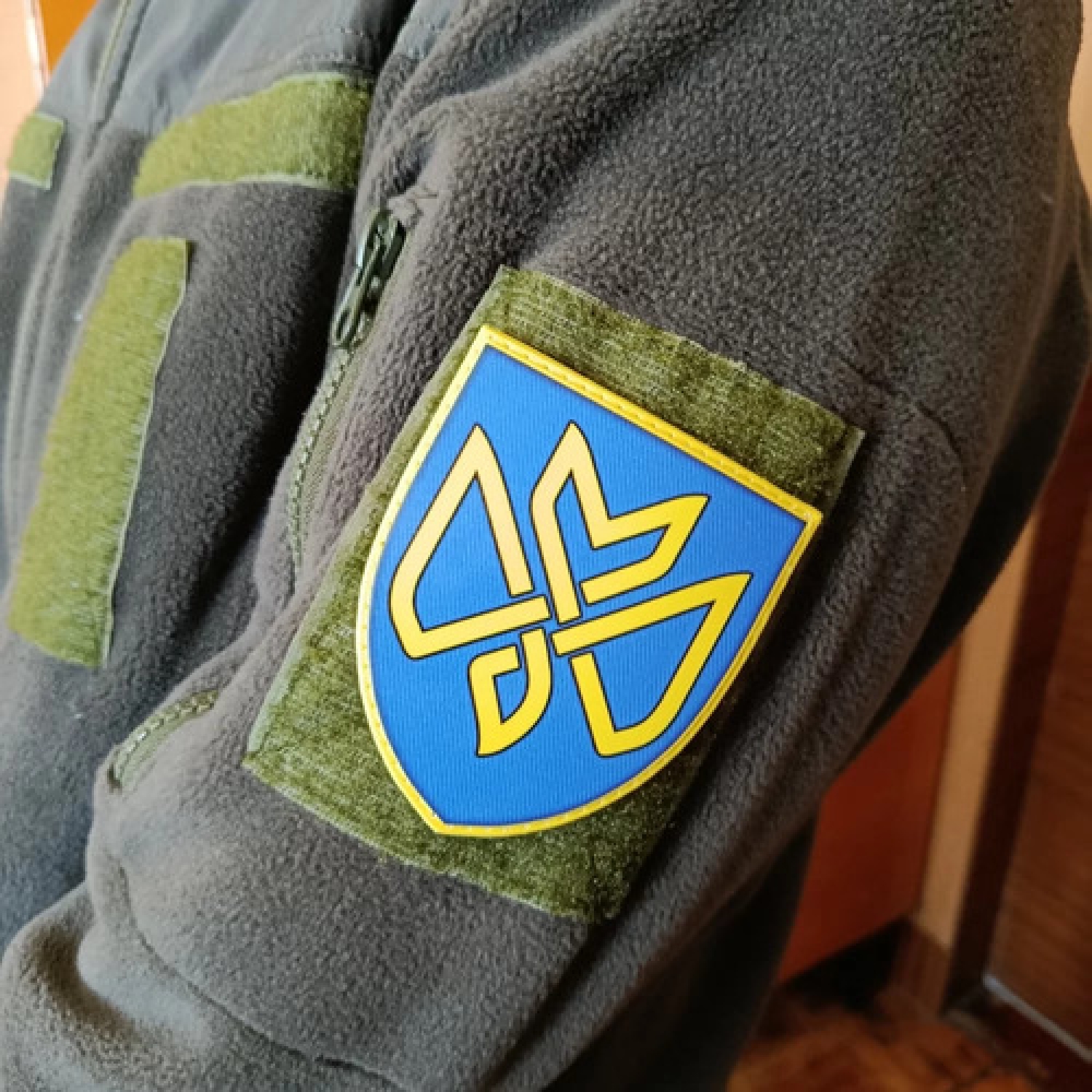 Шеврон ТрО 128 бригада ТрО з Дніпра