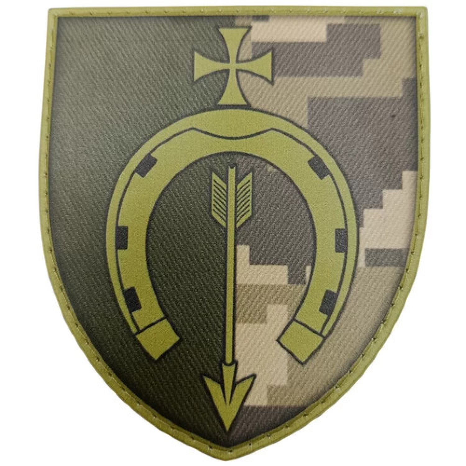 Шеврон ЗСУ 154 ОМБр 2025 рік піксель