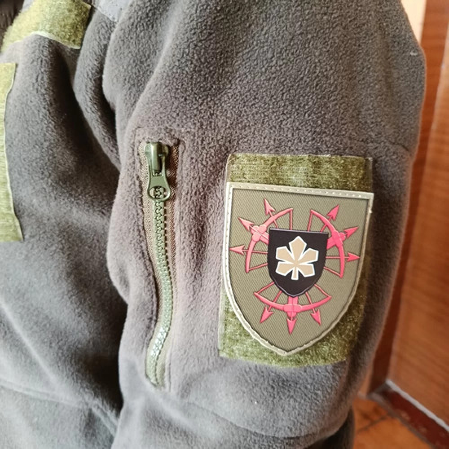 Шеврон ЗСУ Угрупування сил і засобів ППО міста Київ (УСіЗ ППО К)