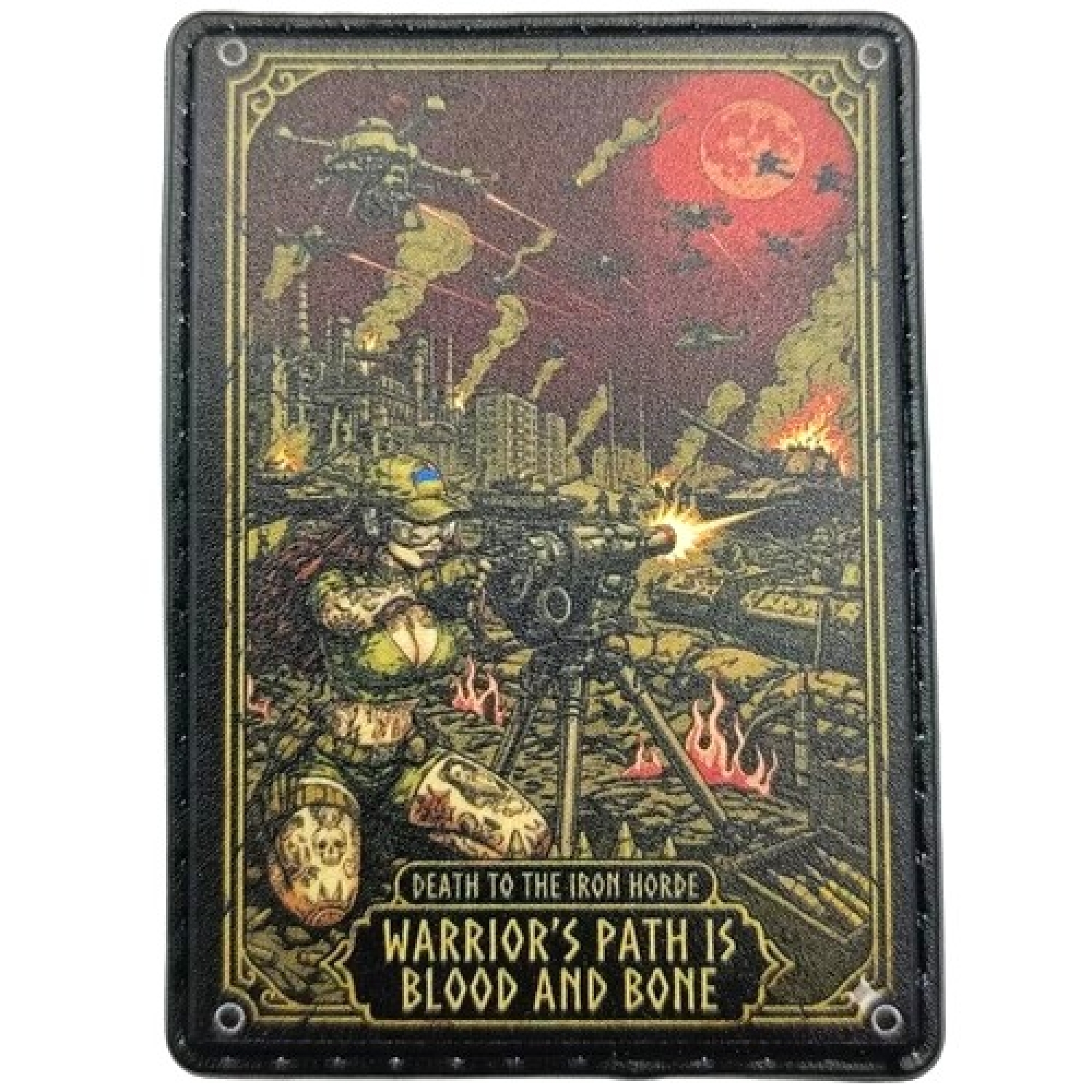 Шеврон Death to the iron horde
