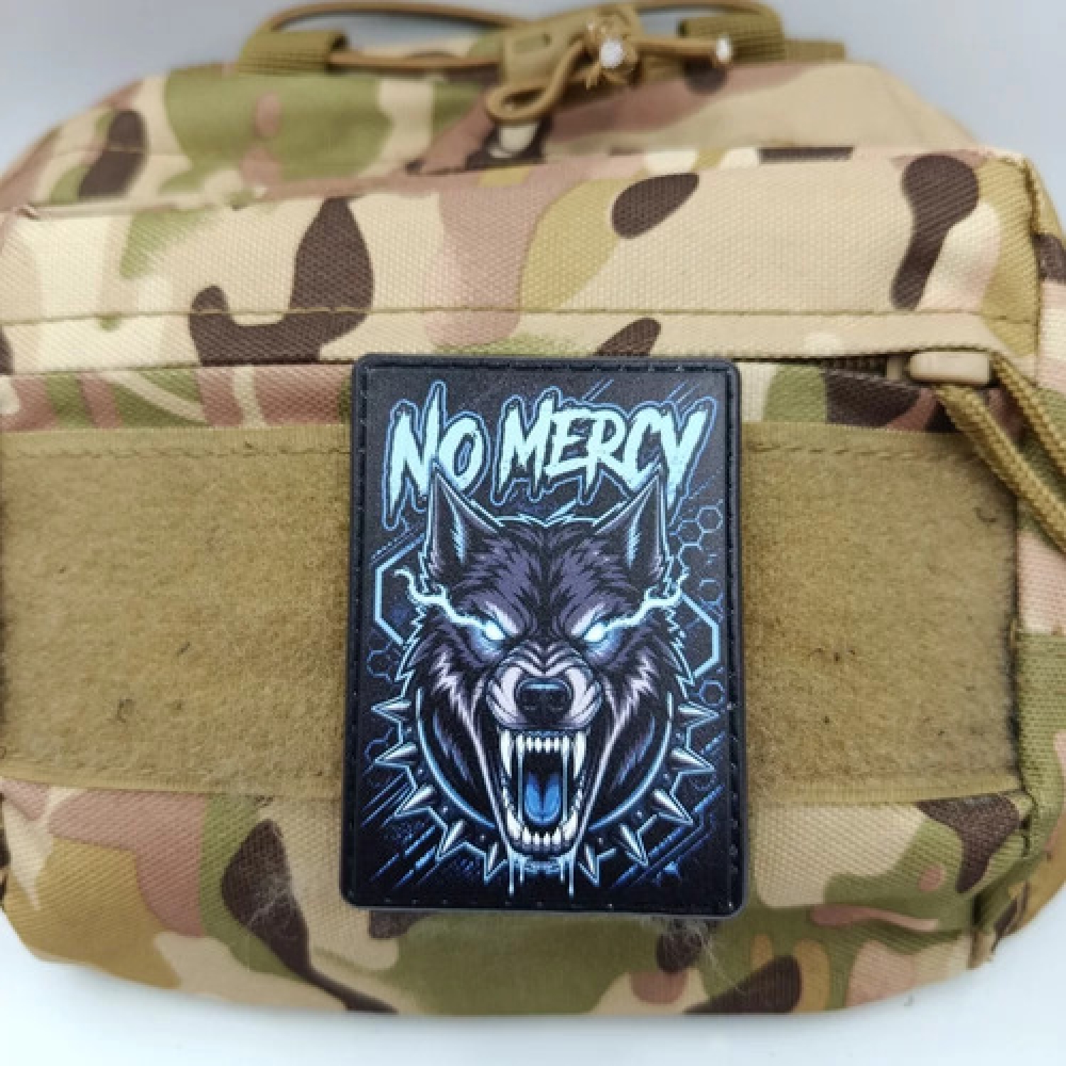 Шеврон No mercy Wolf