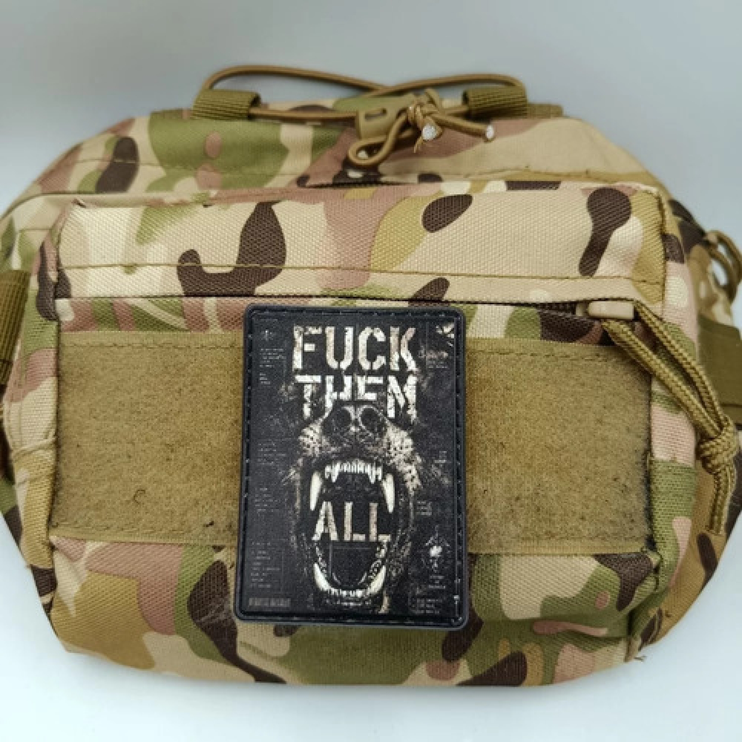 Шеврон Fuck them all паща