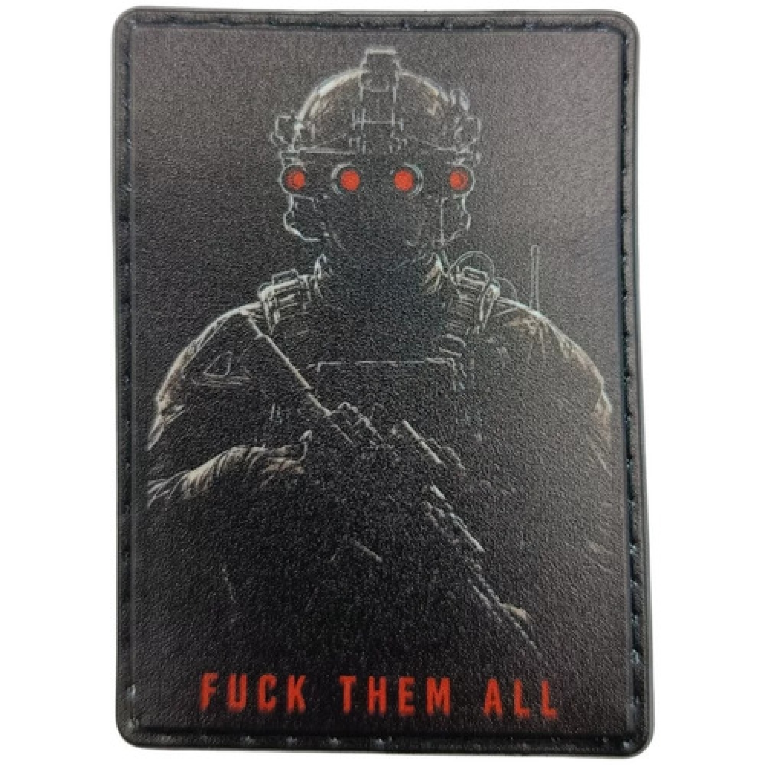 Шеврон Fuck them all Нічне бачення