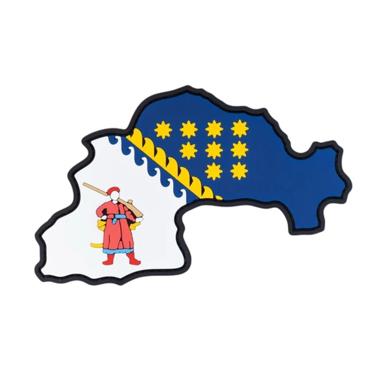 ПВХ патч (шеврон) "Днепропетровская область"