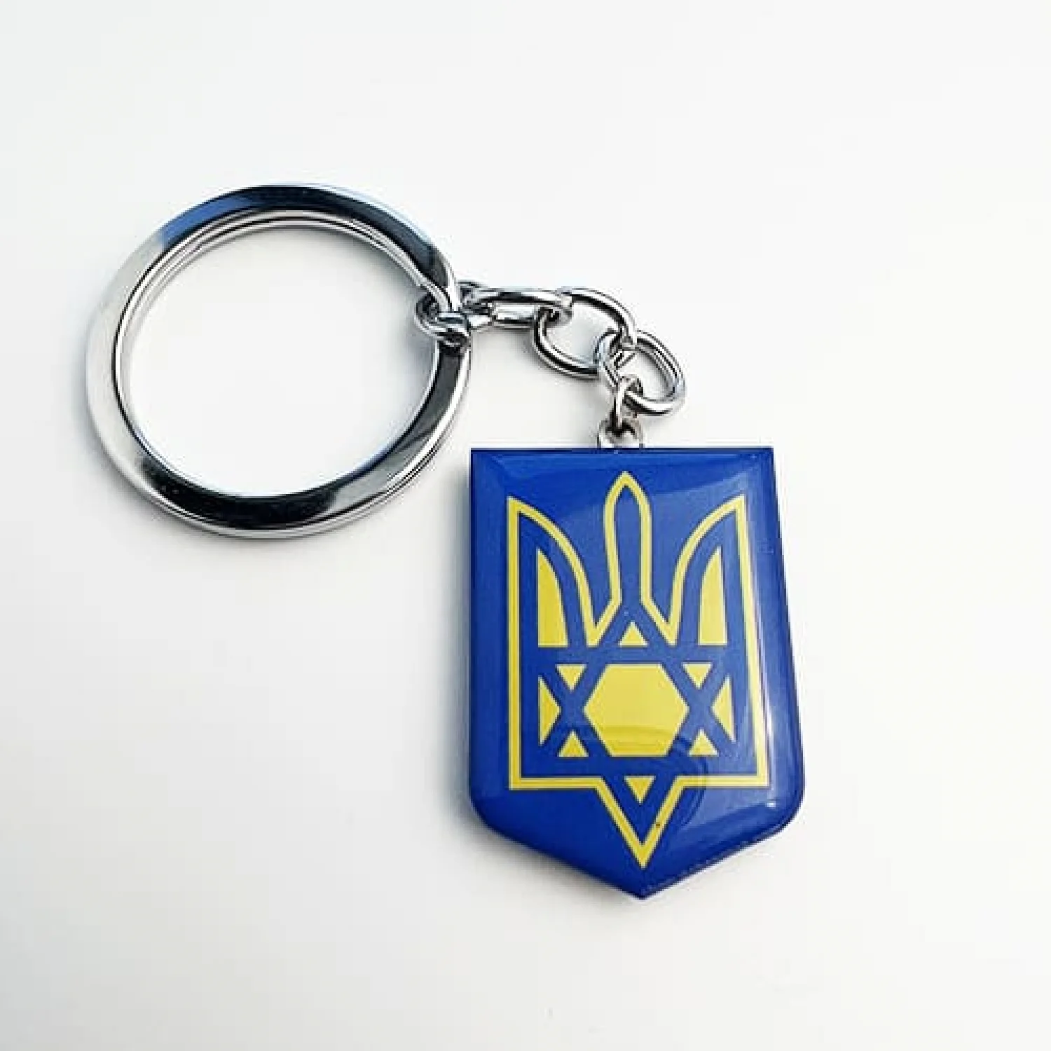 Брелок Тризуб-зірка Давида