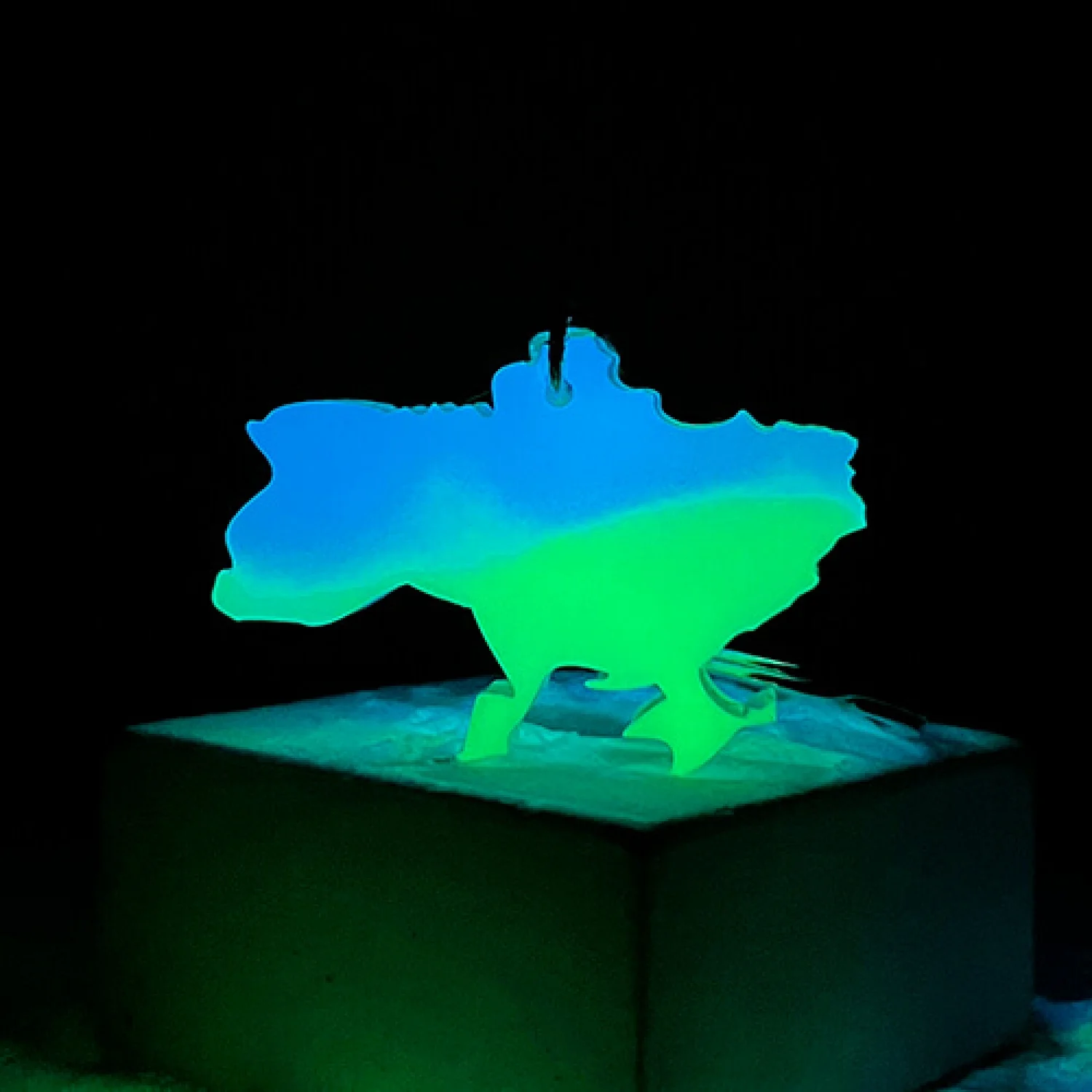 Брелок Нічний Patriot Мапа України (нічний градієнт)