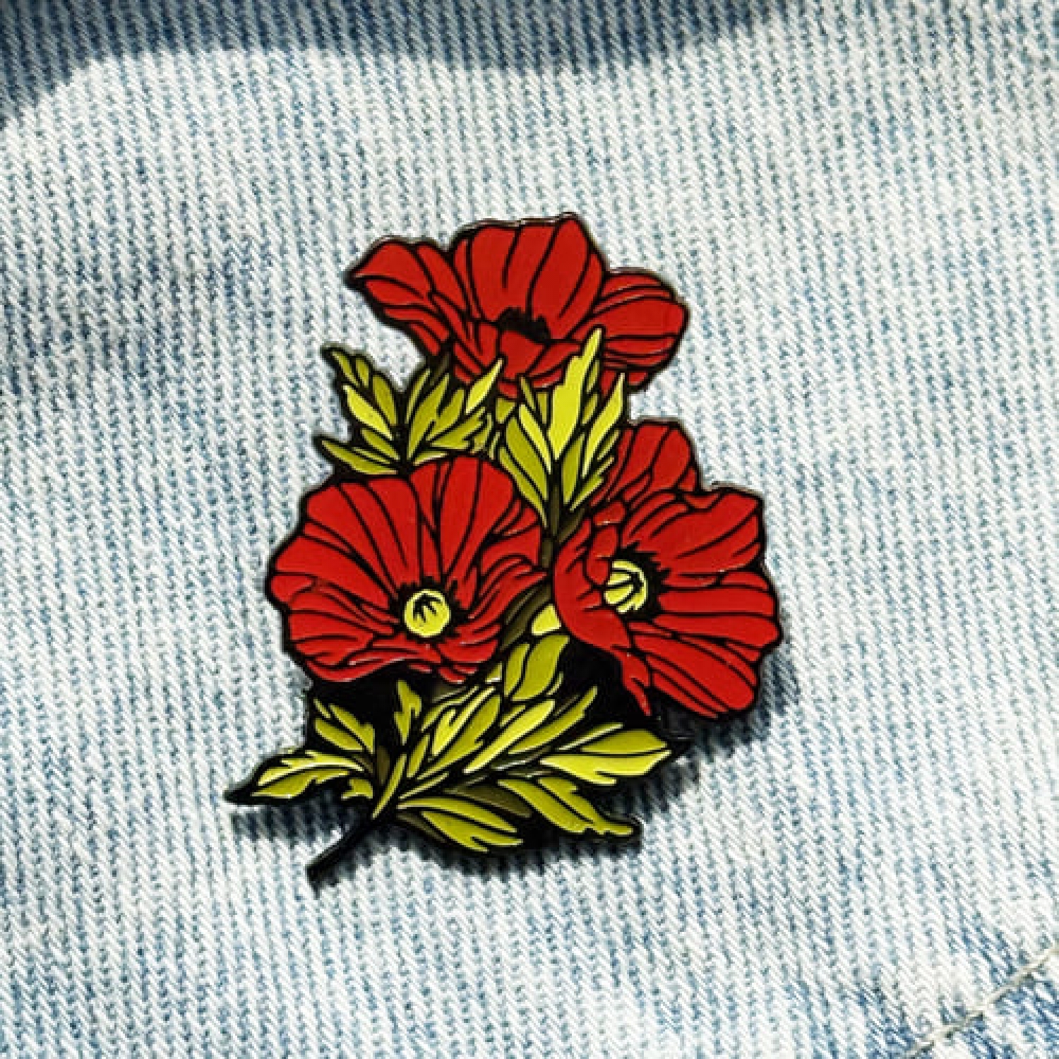 Значок Гілка маків