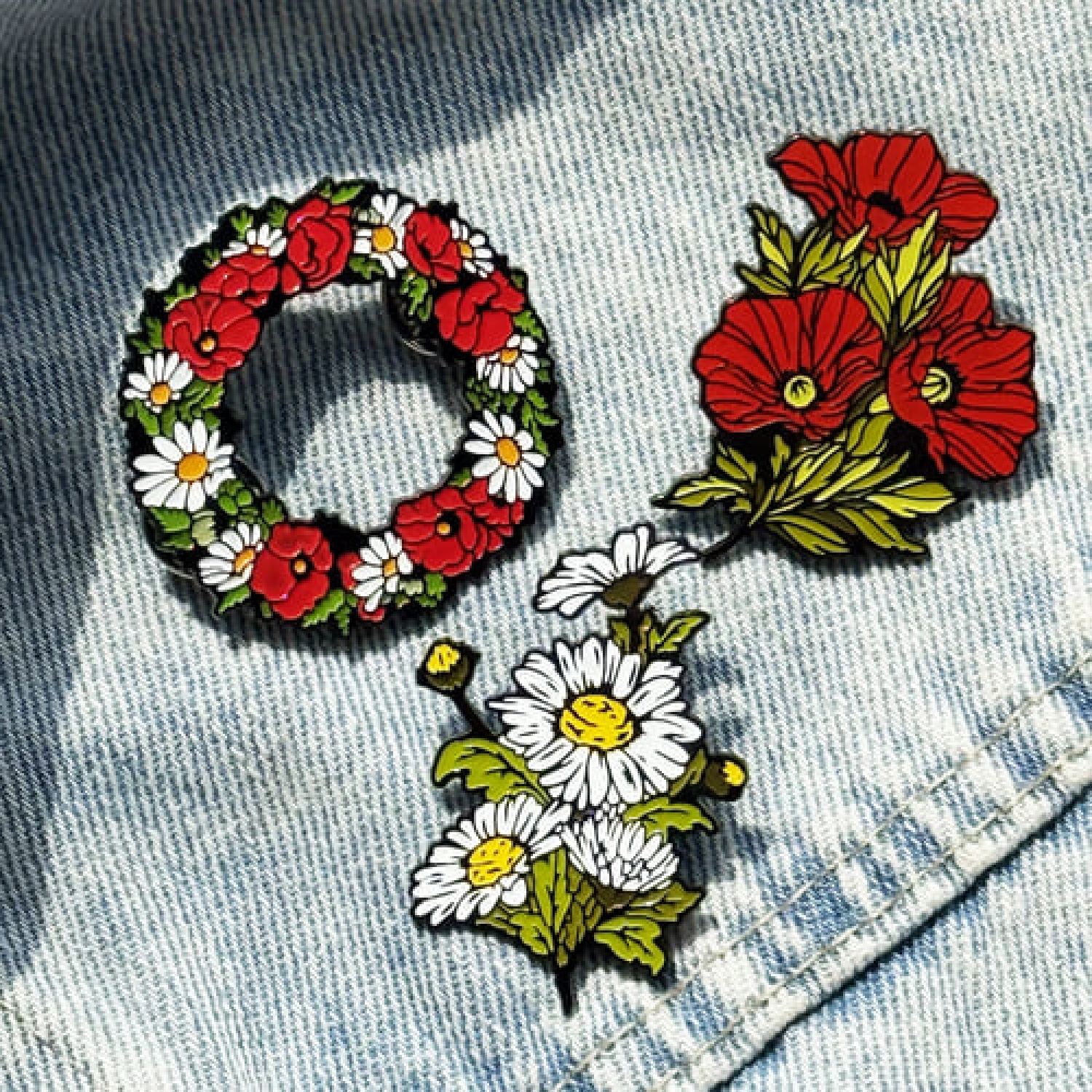 Значок Гілка маків