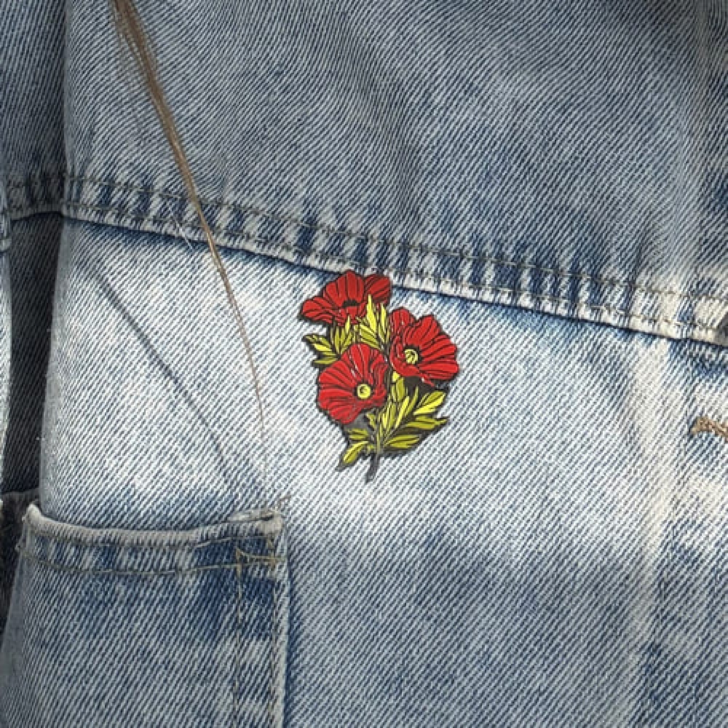 Значок Гілка маків