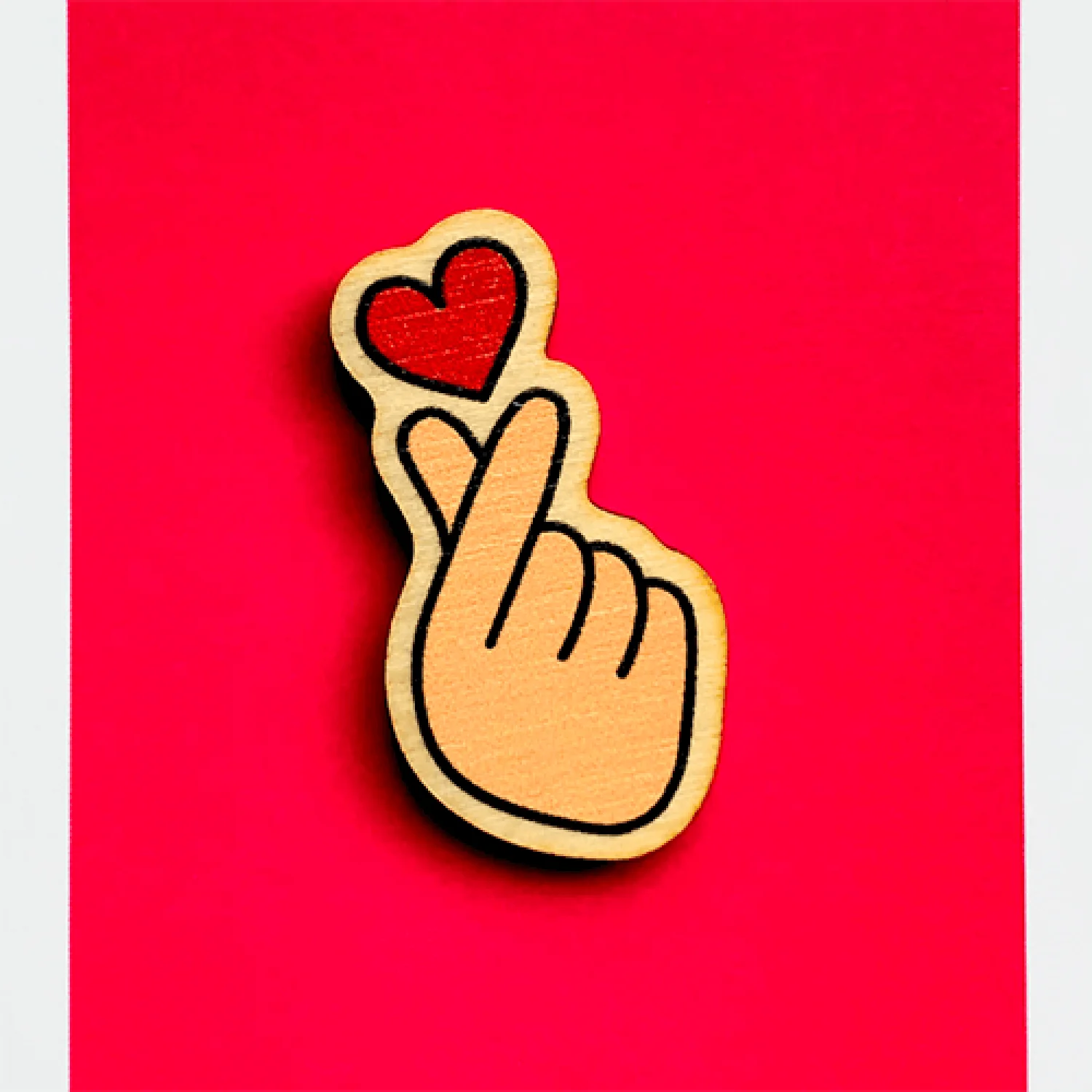 Значок Рука з сердечком