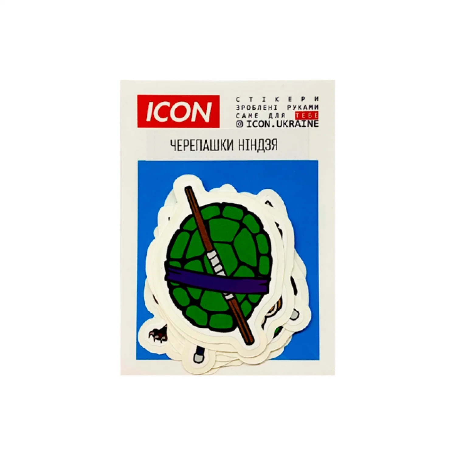 Стикерпак Черепашки Ниндзя