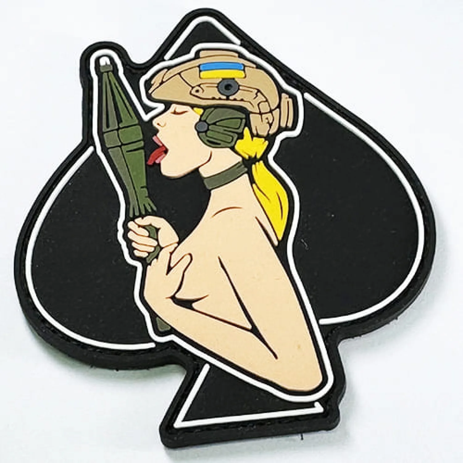 Патч/Шеврон Дівчина-піка (білявка)