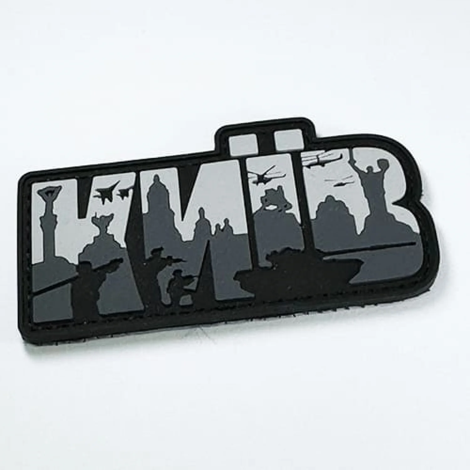 Патч/Шеврон Київ букви сірий