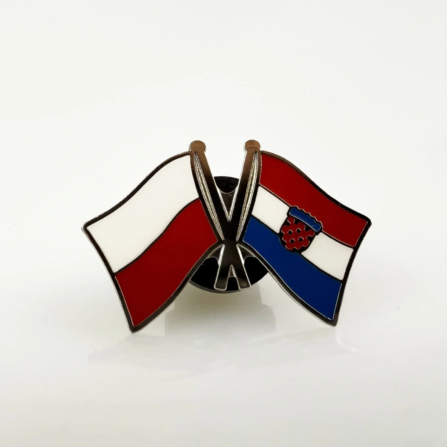 Значок флаг Польши / Хорватии