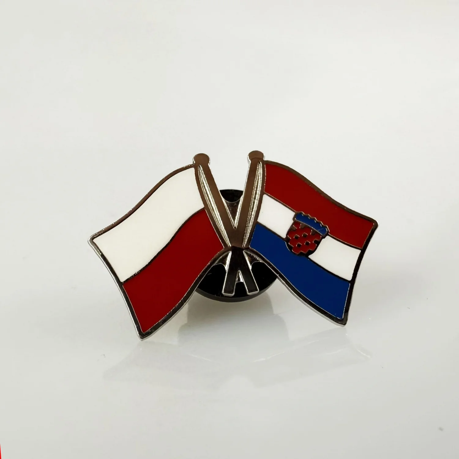 Значок флаг Польши / Хорватии