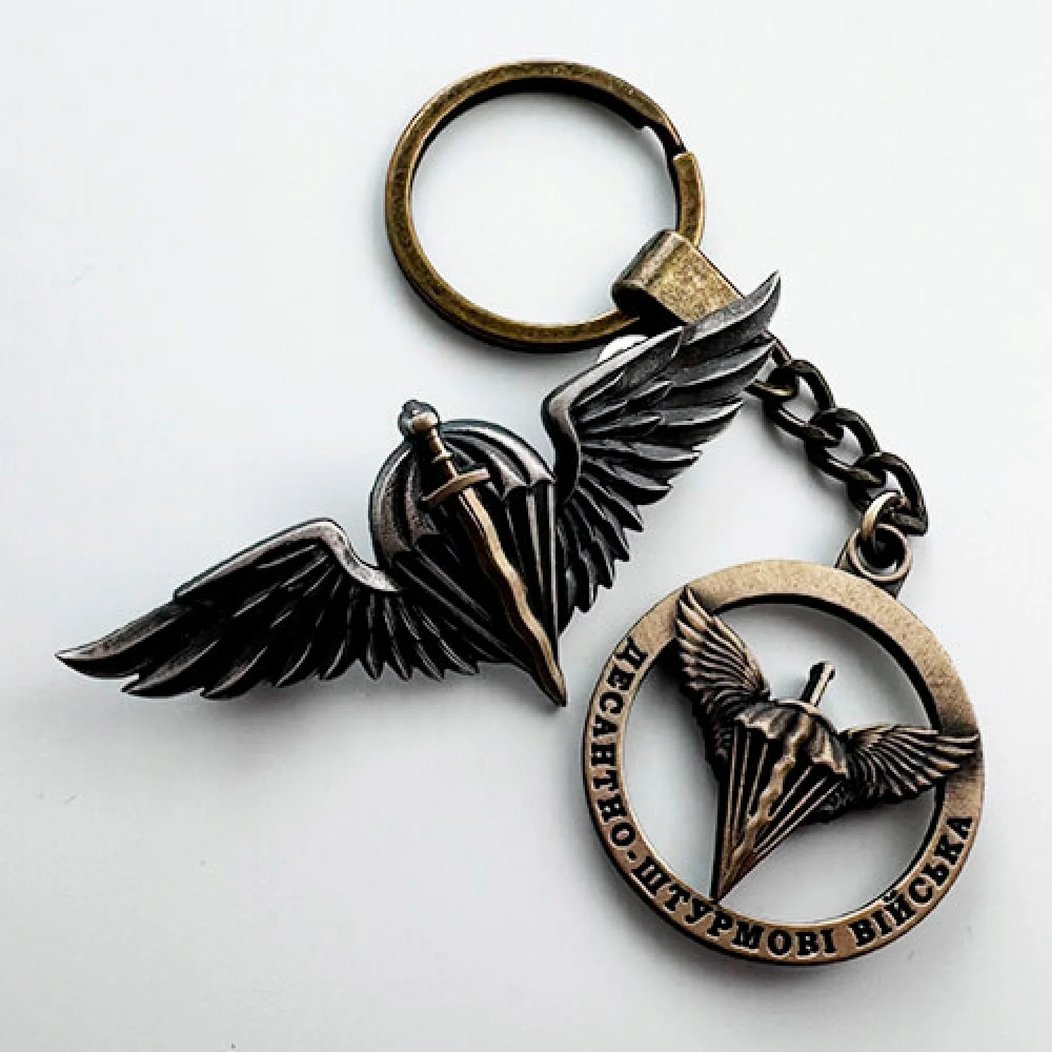 Набір ДШВ Нагрудний знак + брелок