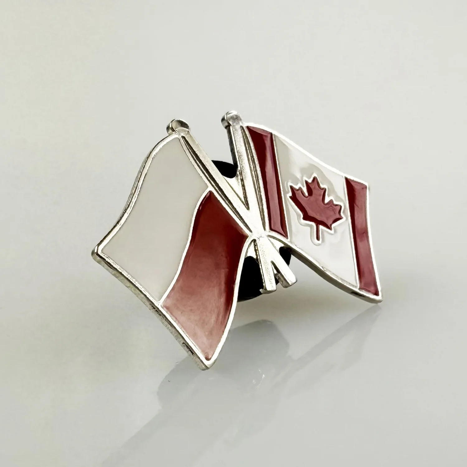 Значок флаг Польши / Канады